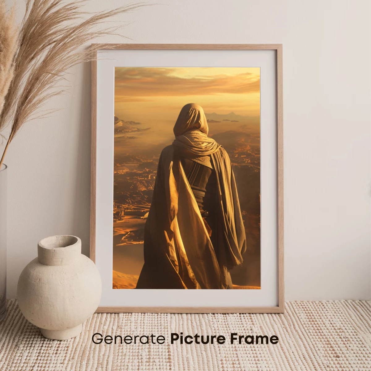Desert Sage at Dusk: A Vision of Serenity and Majesty - Image 7