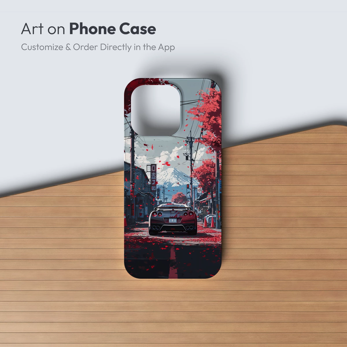 Autumnal Speed: Fuji's Red Reverie - Image 2