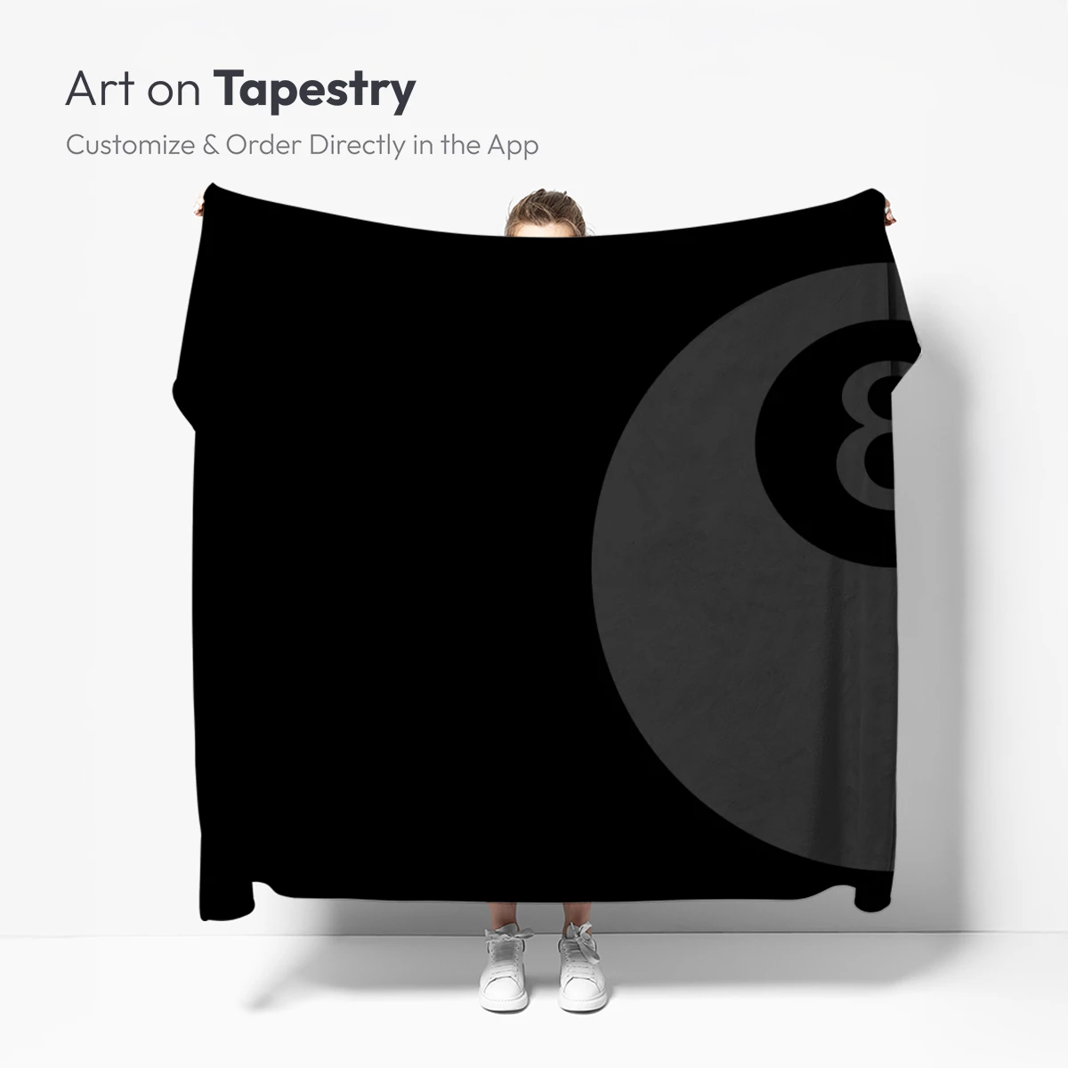 Eclipse of the Eight: Minimalist Billiard Art - Image 5