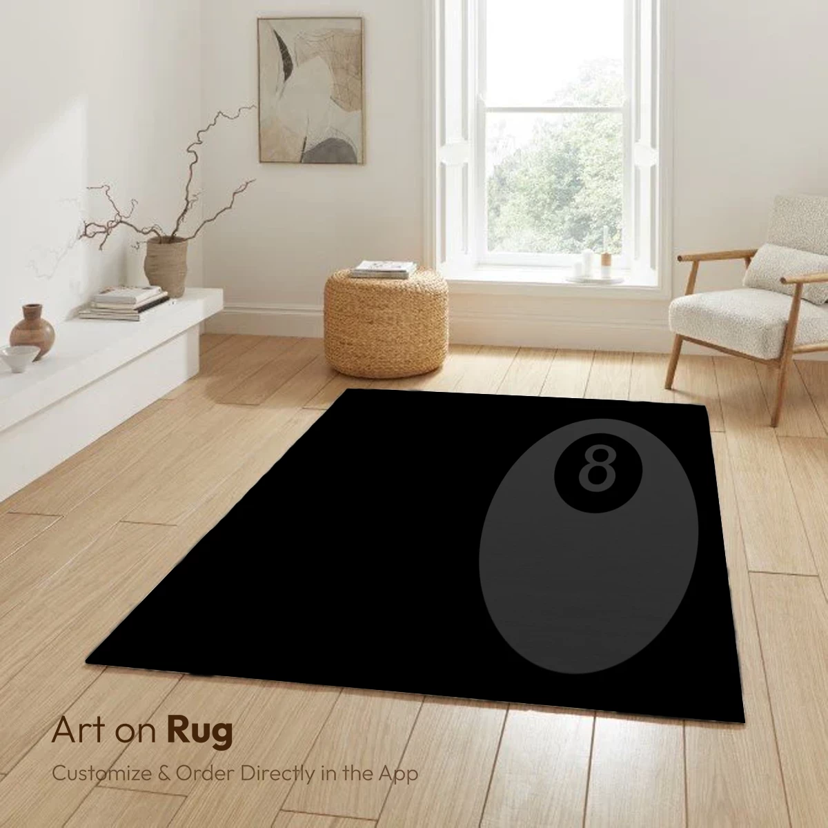 Eclipse of the Eight: Minimalist Billiard Art - Image 6