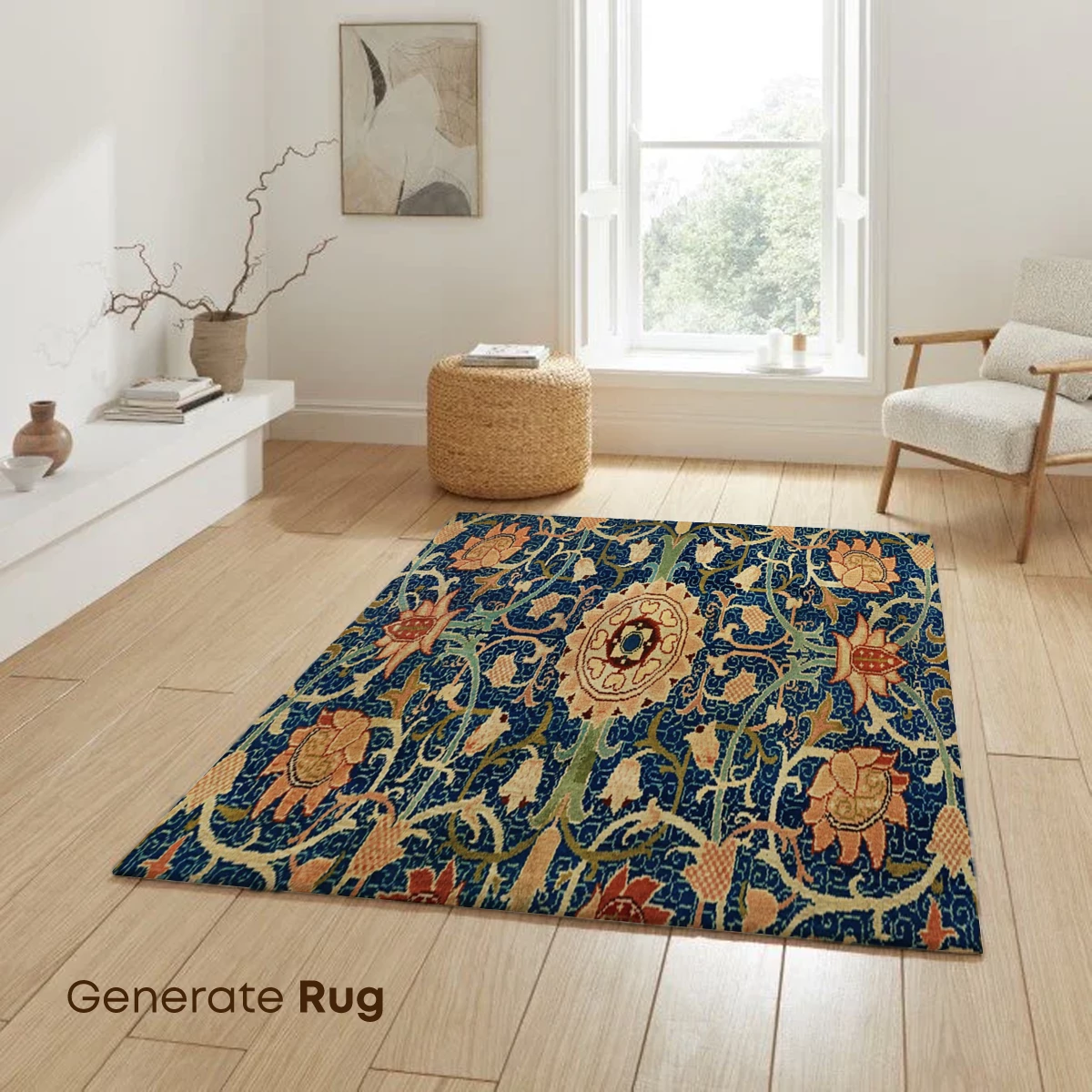 Art Nouveau Floral Symphony - Image 6