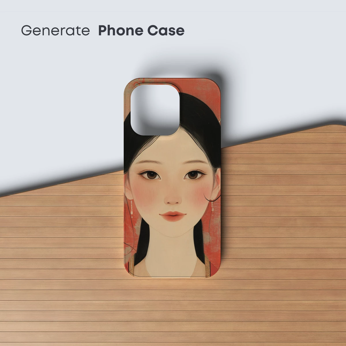 Elegant Serenity: Timeless Portrait in Soft Hues - Image 3