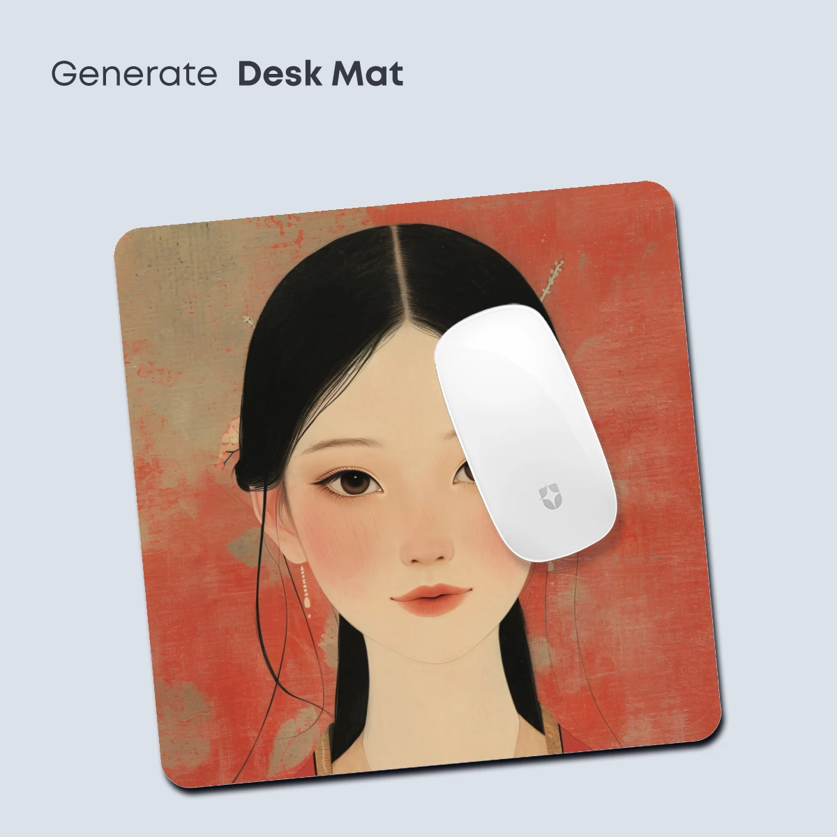 Elegant Serenity: Timeless Portrait in Soft Hues - Image 4