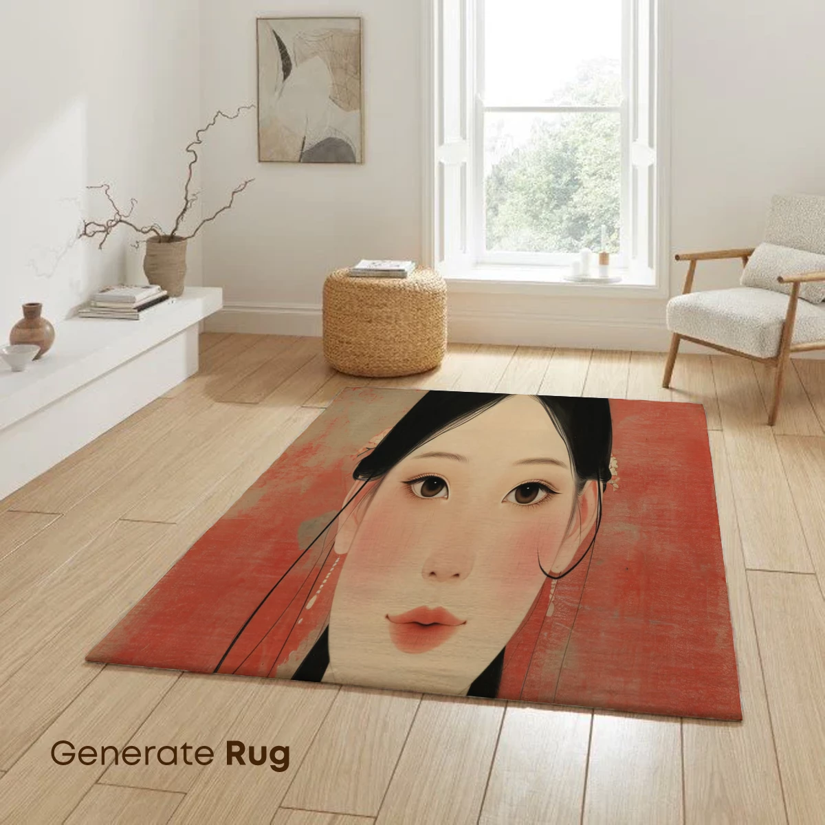 Elegant Serenity: Timeless Portrait in Soft Hues - Image 6