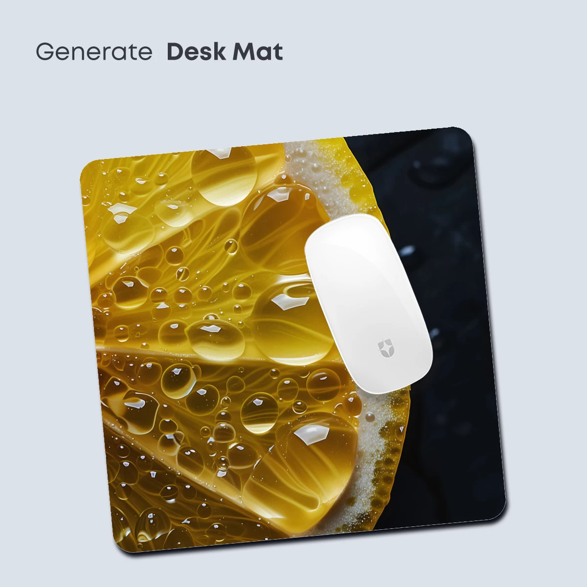 Golden Citrus Symphony: Dew-Drenched Lemon Slice - Image 4