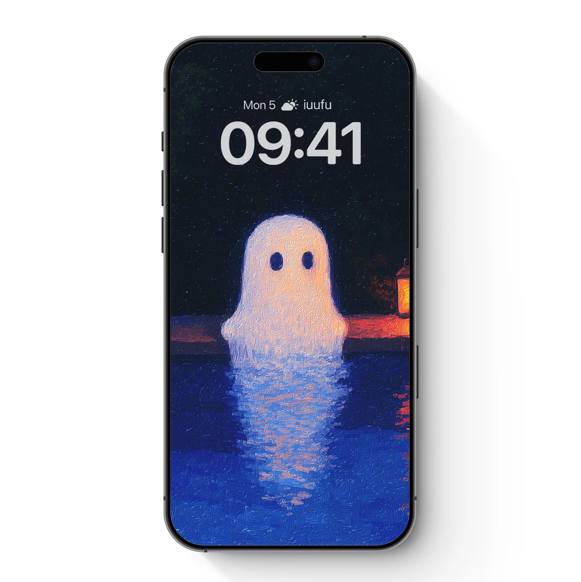 Glowing Ghost by Lantern Light
