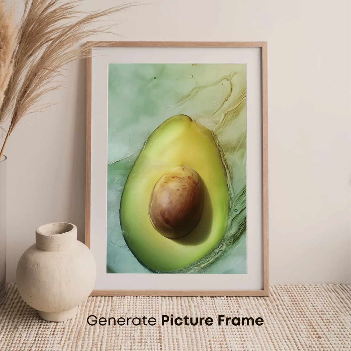 Avocado Elegance: A Slice of Nature's Perfection - Image 7