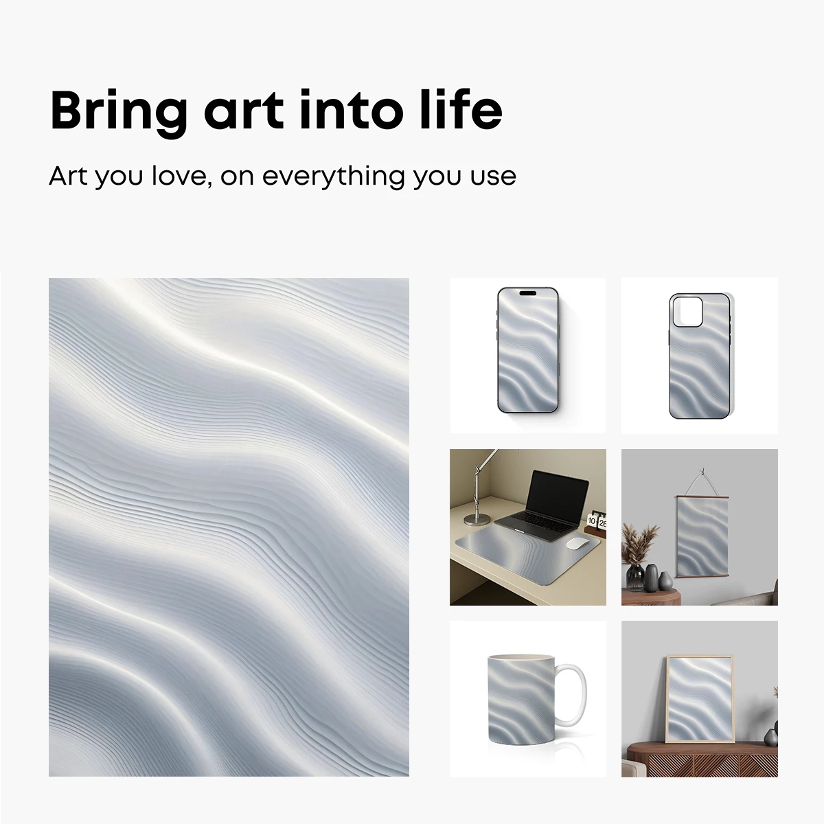 Elegant Silk Waves: A Study in Softness and Flow - Image 2