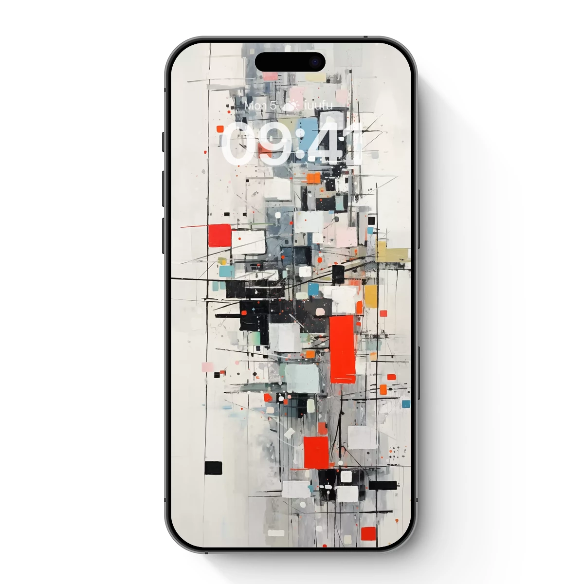 Geometric Urban Symphony: Abstract Cityscape