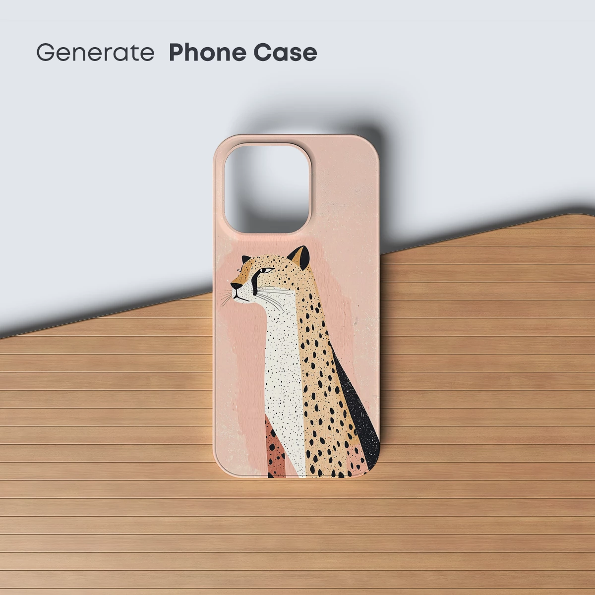 Elegant Cheetah in Pastel Dreamscape - Image 3