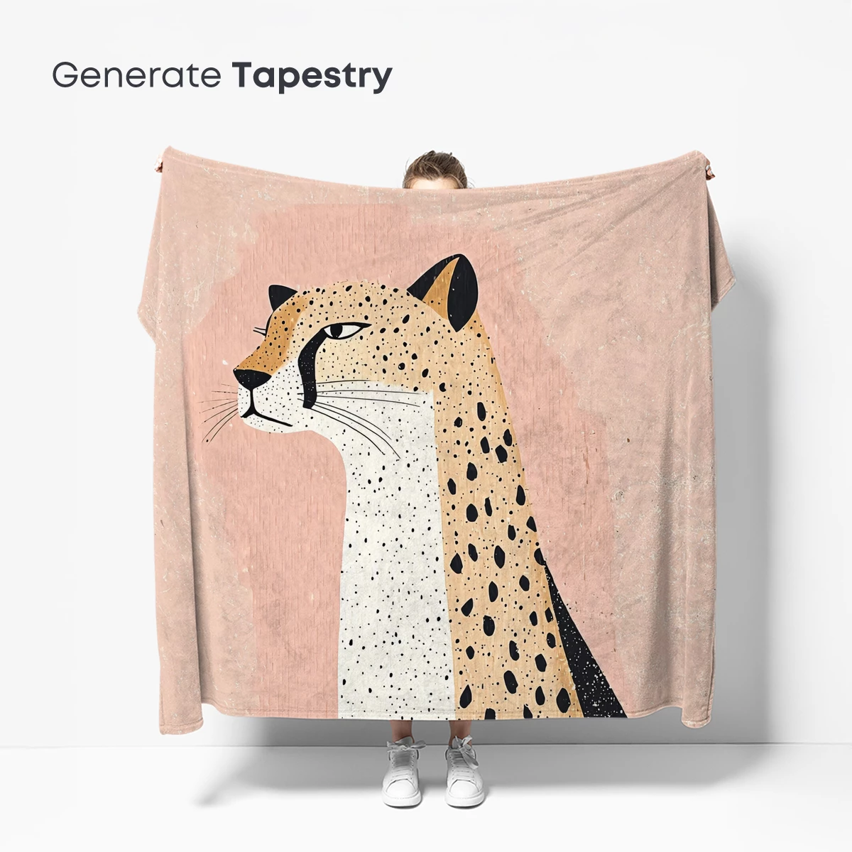 Elegant Cheetah in Pastel Dreamscape - Image 5