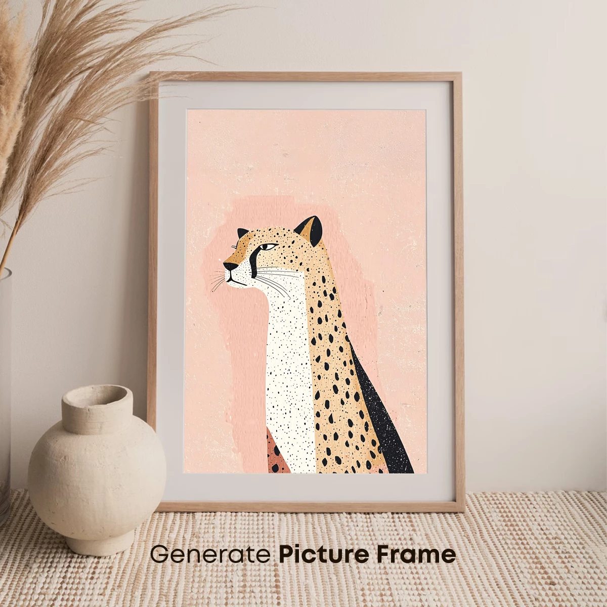 Elegant Cheetah in Pastel Dreamscape - Image 7