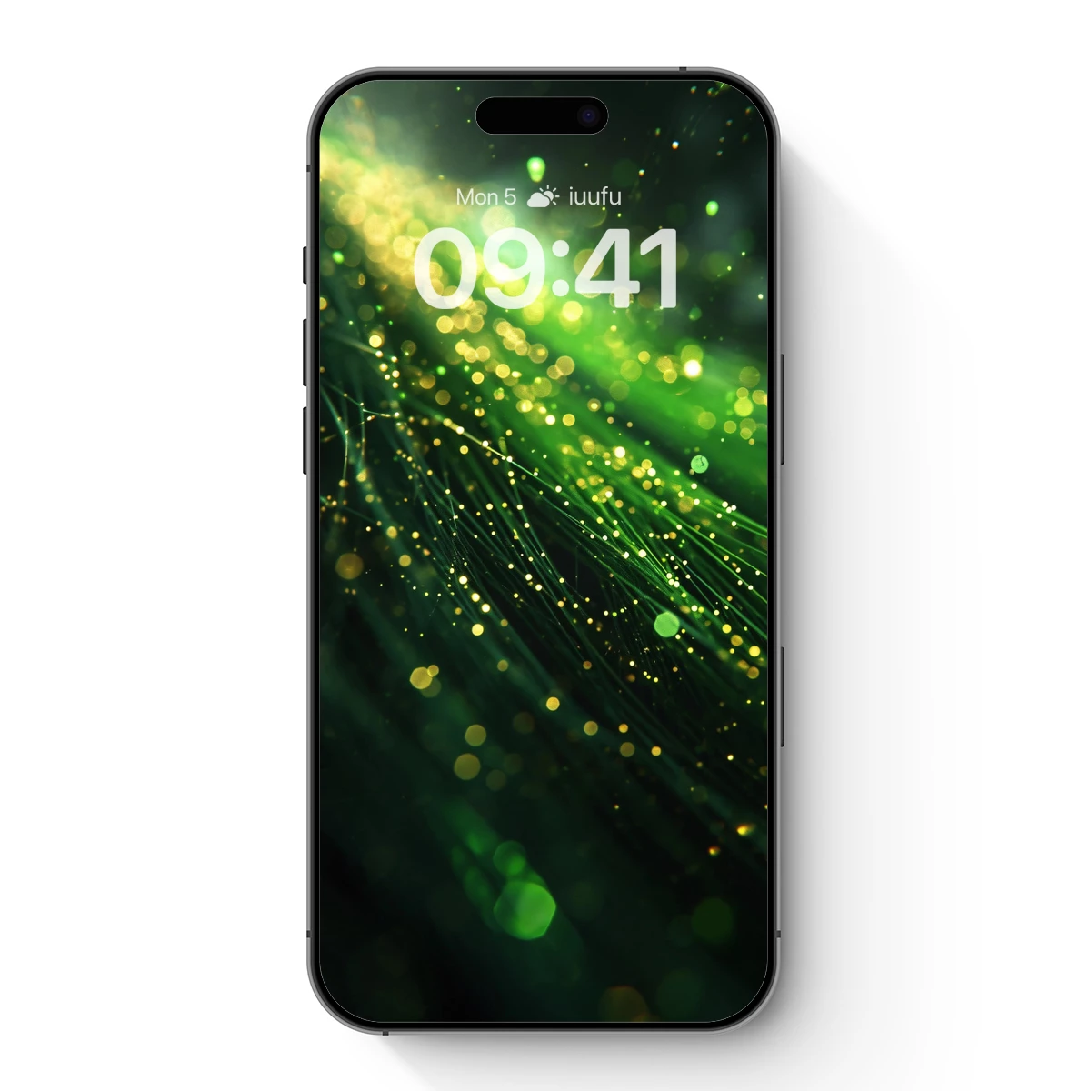 Fiber Optic Symphony: Green Light Dance