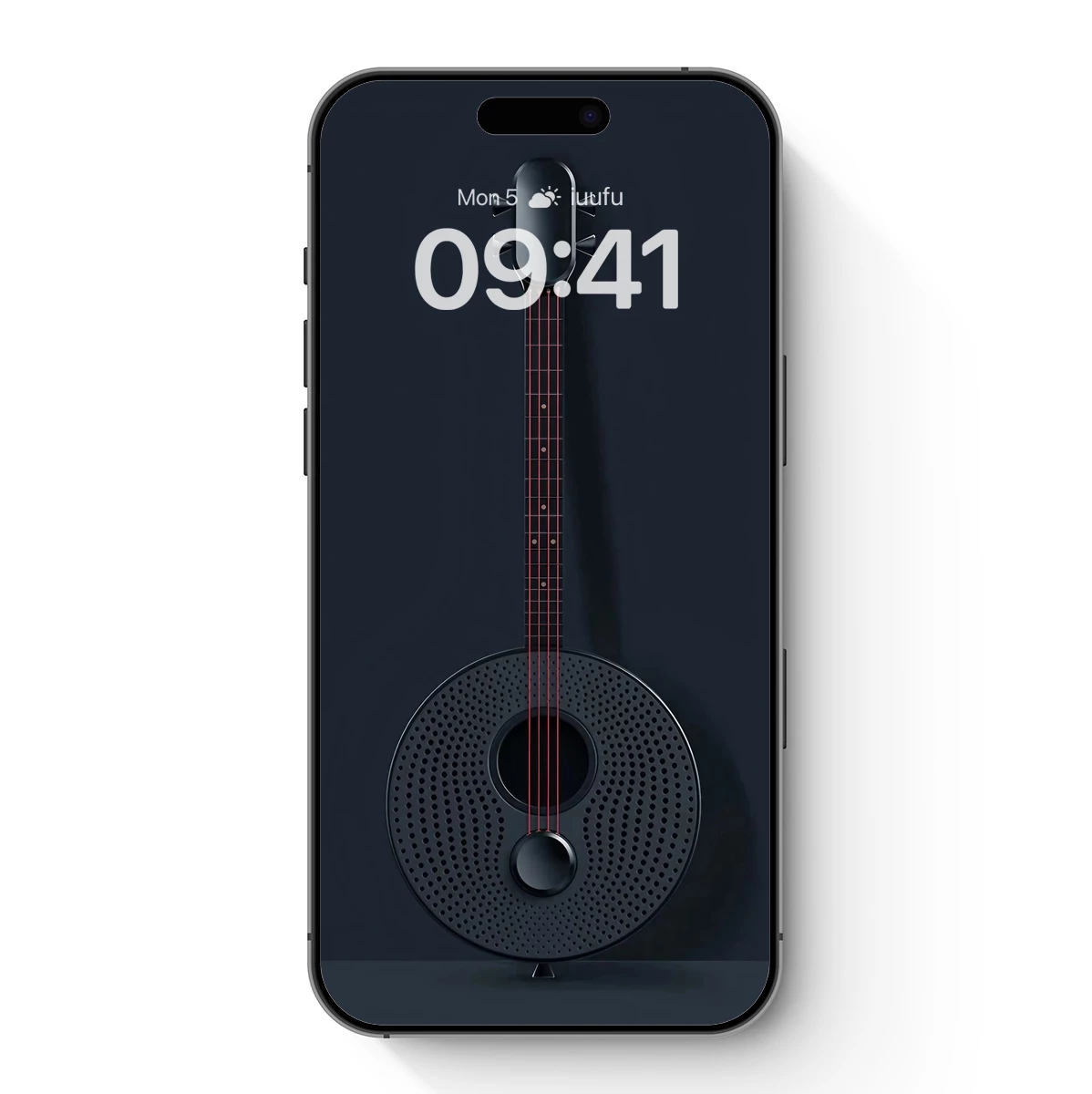 Eclipse Guitar: Futuristic Strings in Shadow