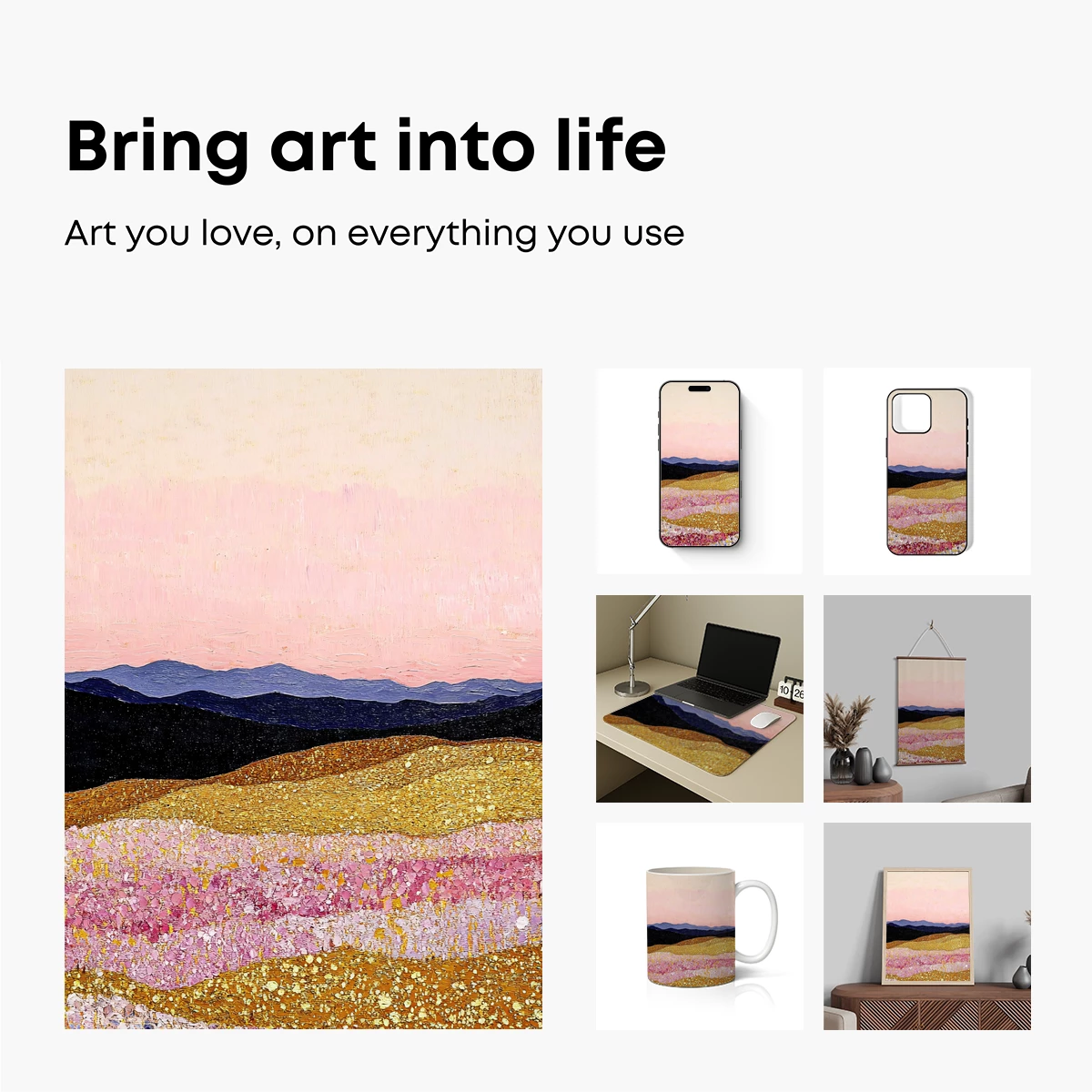 Golden Dawn Over Pink Horizons