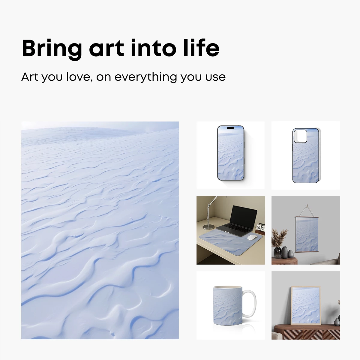 Eternal Snow Waves: A Winter Symphony - Image 2