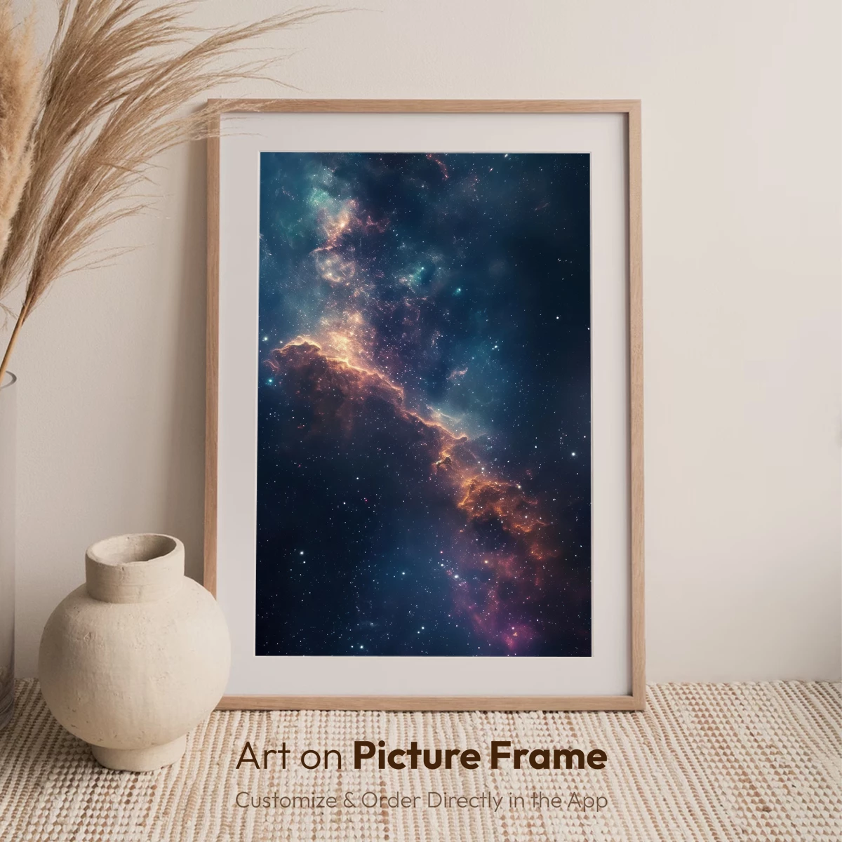 Cosmic Symphony: Nebula's Dance in Stardust - Image 7