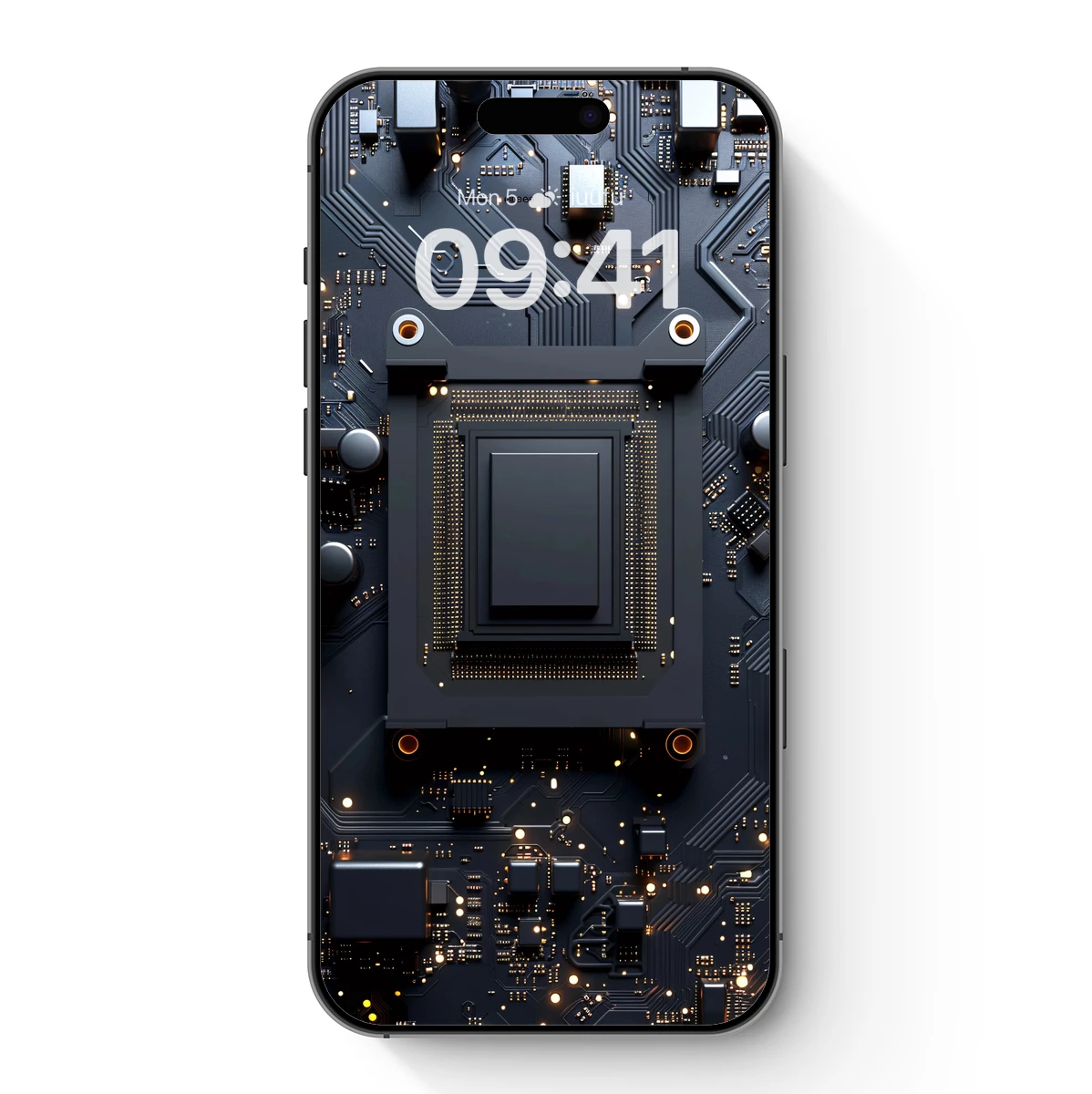 Circuit Symphony: Illuminated Tech Artistry