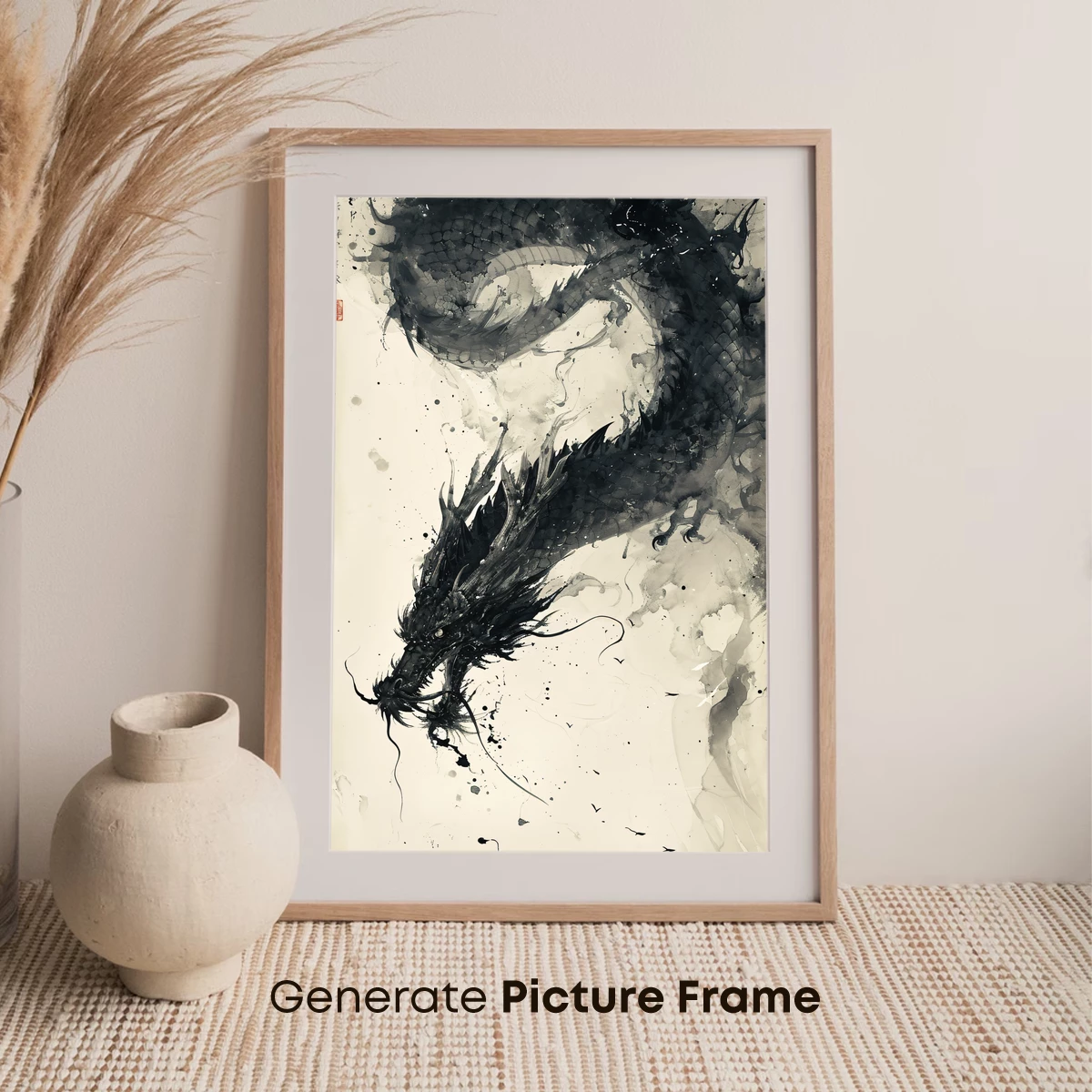 Ink Dragon's Whisper: Monochromatic Mythology - Image 7