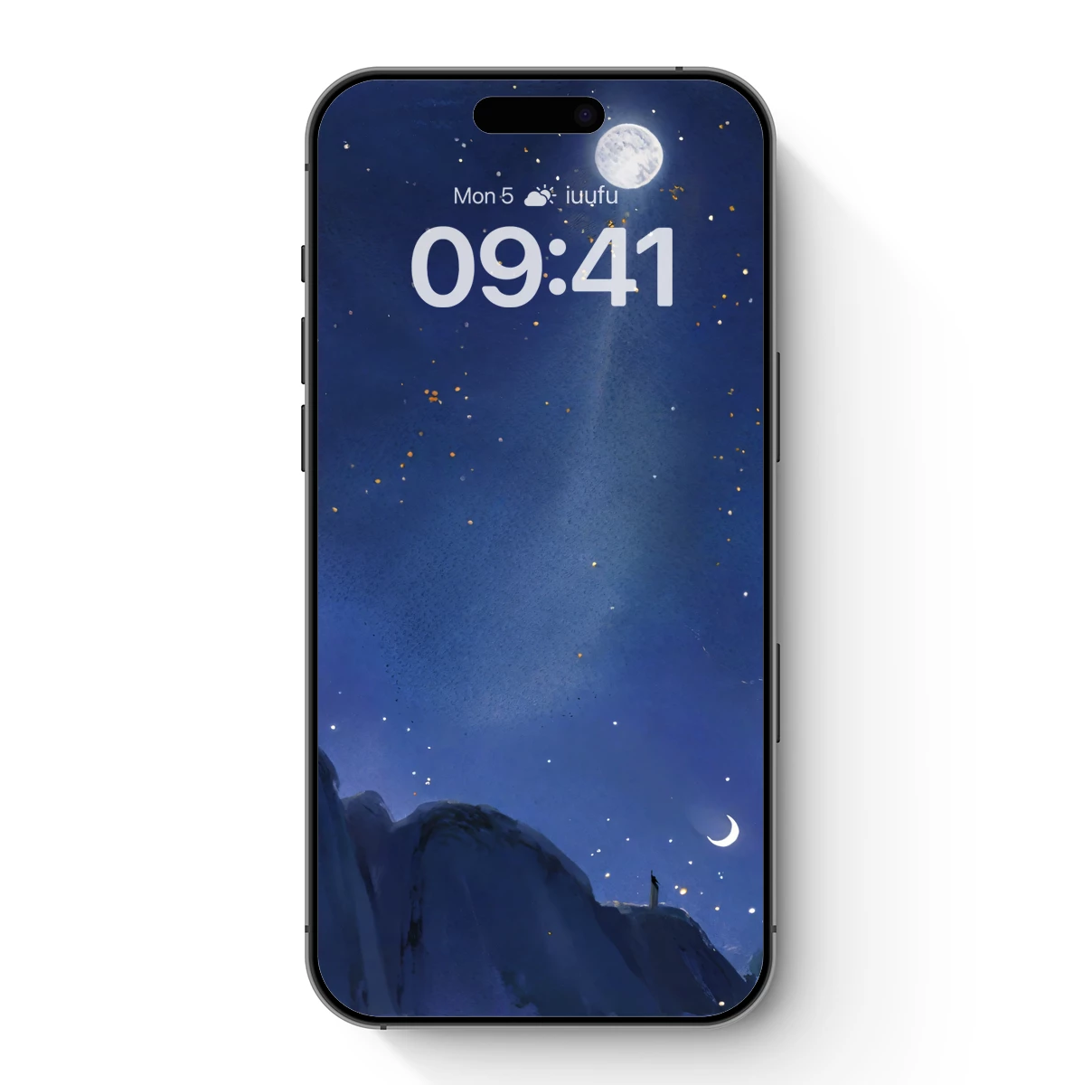 Moonlit Solitude: A Celestial Odyssey