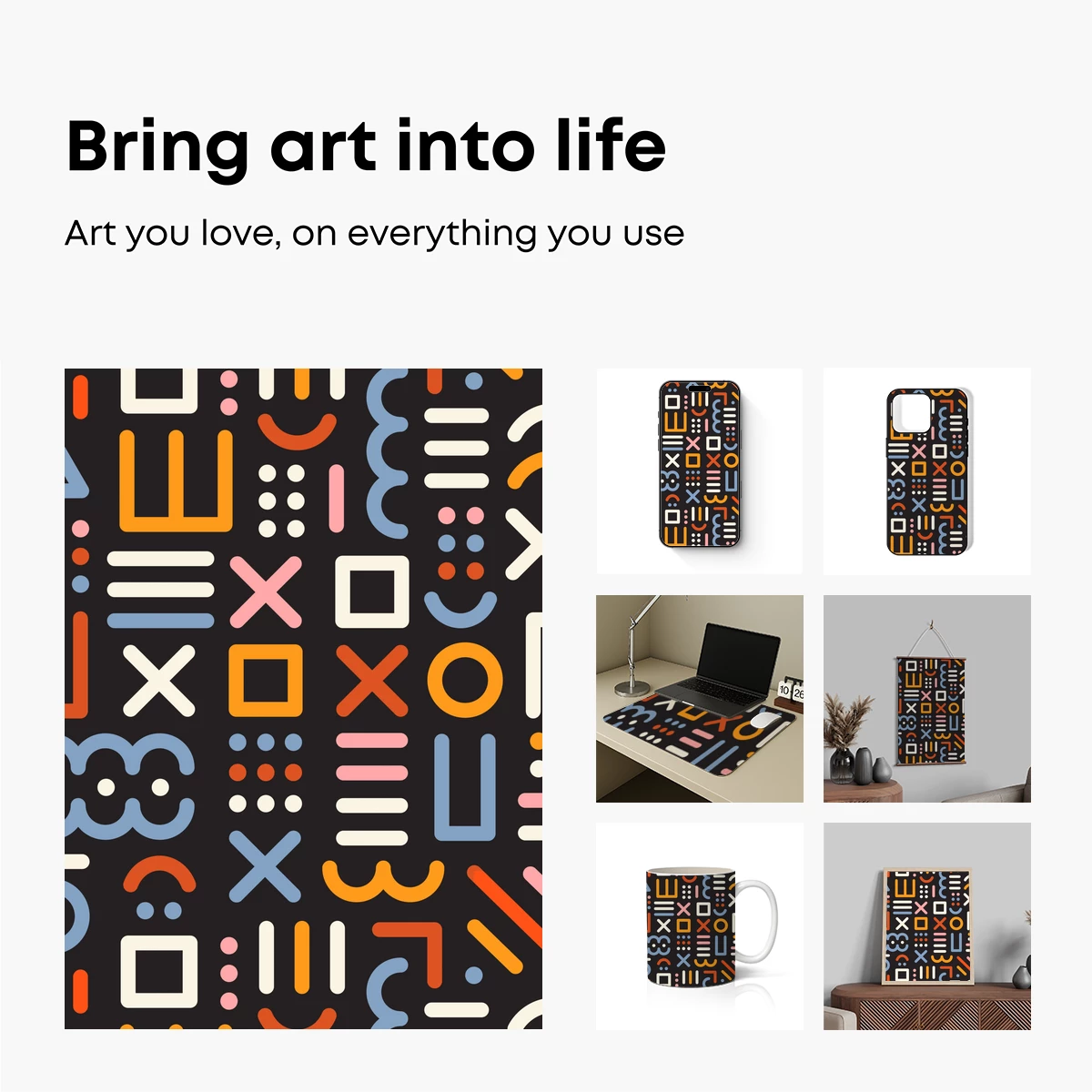 Geometric Harmony: A Symphony of Shapes and Colors - Image 2
