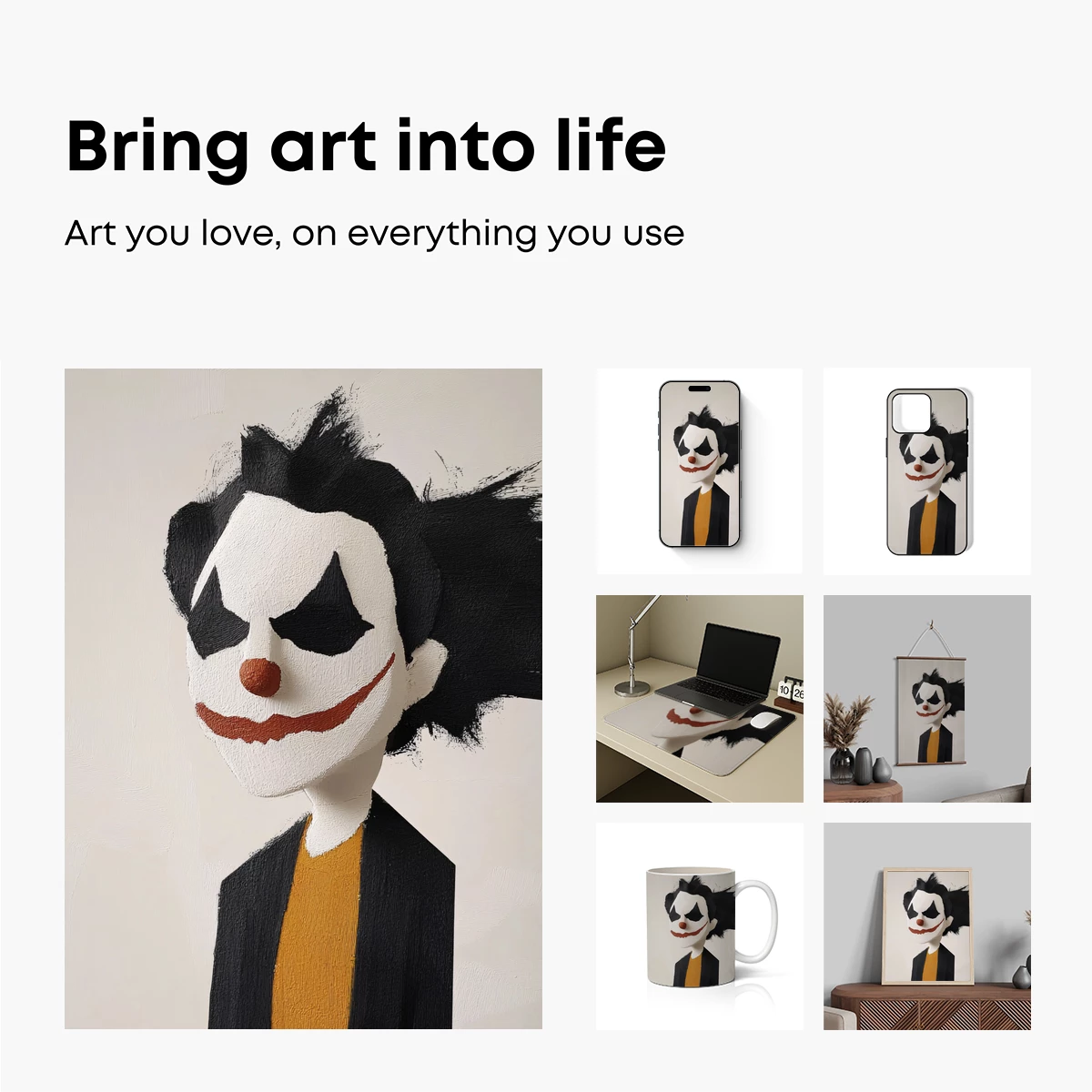 Clownish Elegance: A Modern Twist on Classic Comedy - Image 2