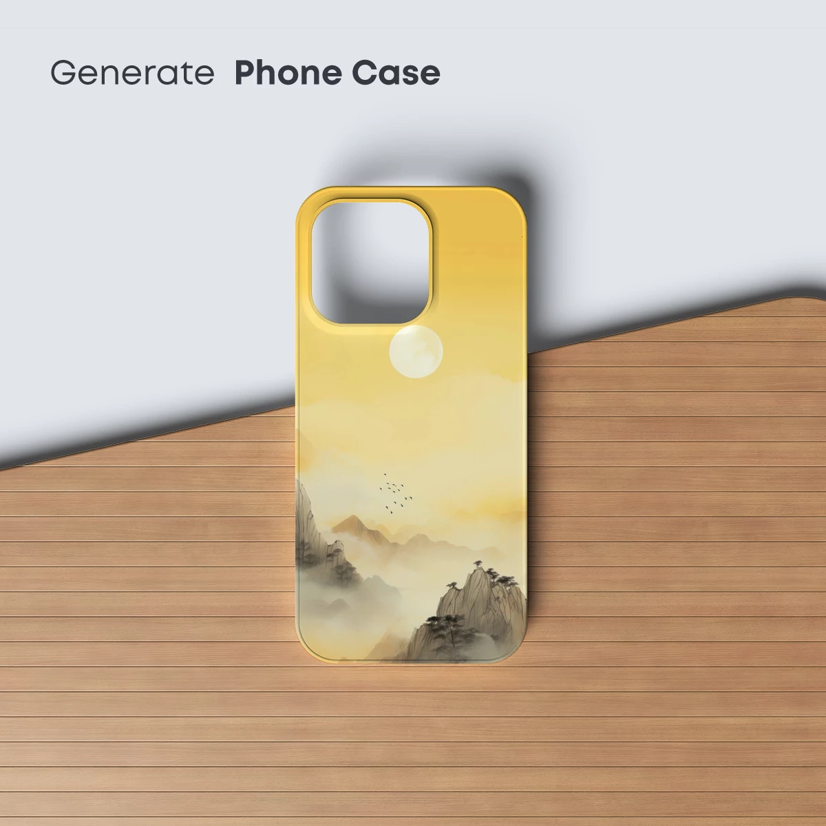 Golden Zen: Mountain Serenity at Dawn - Image 3