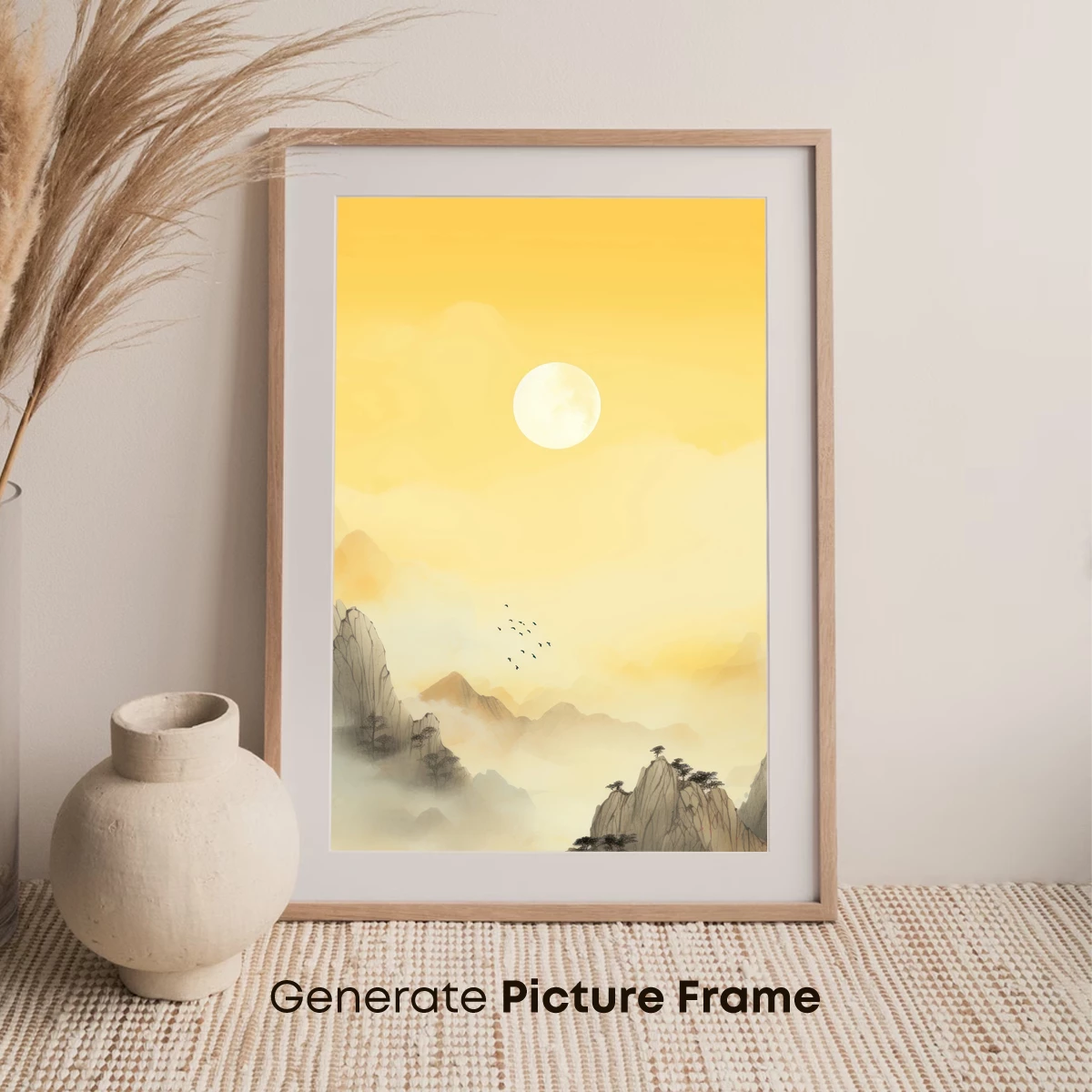 Golden Zen: Mountain Serenity at Dawn - Image 7