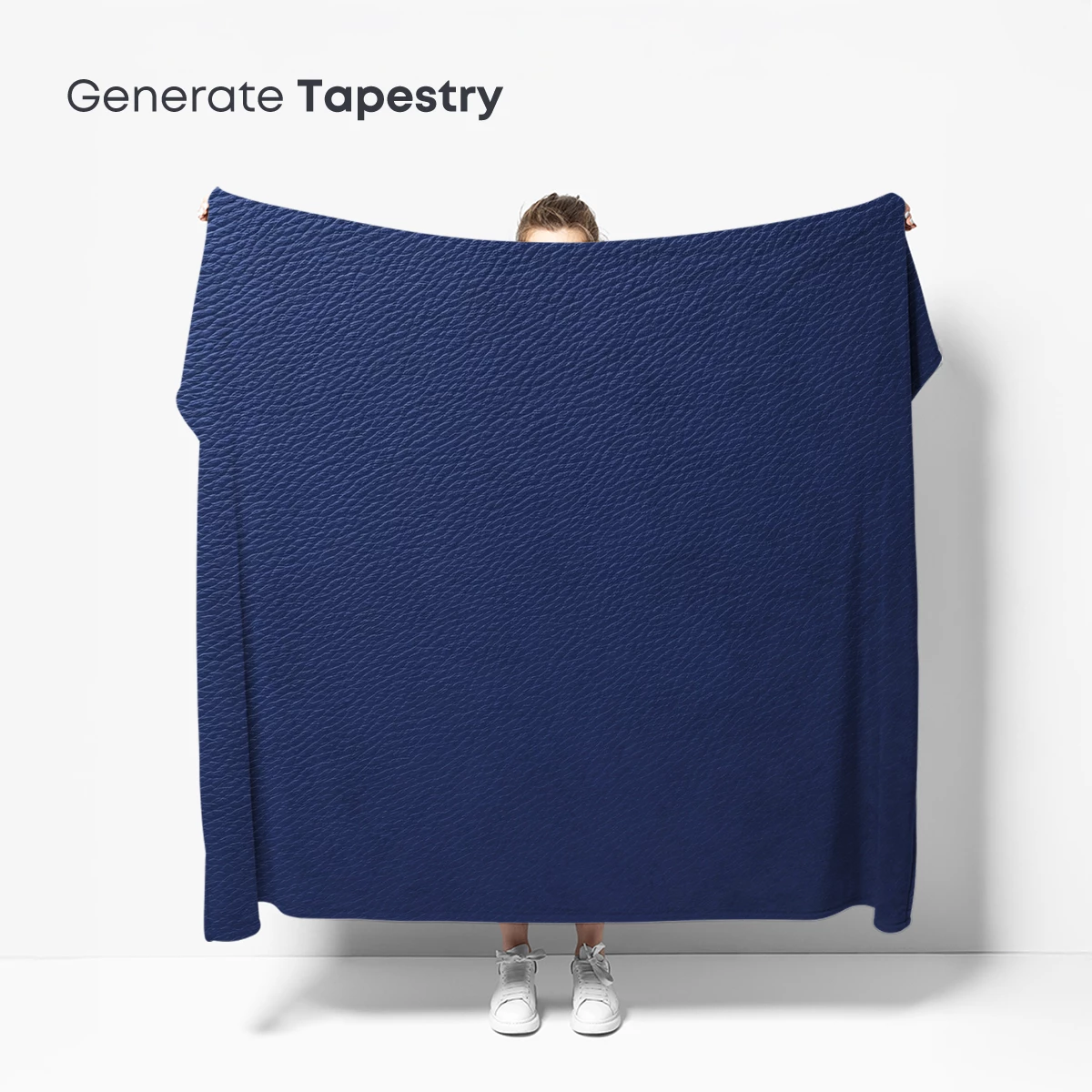 Deep Blue Leather Texture - Image 5