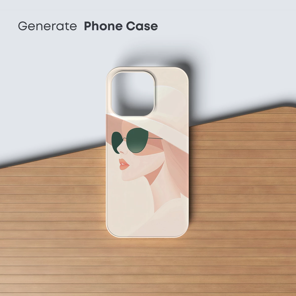 Elegant Sunlit Profile: Modern Minimalist Artistry - Image 3