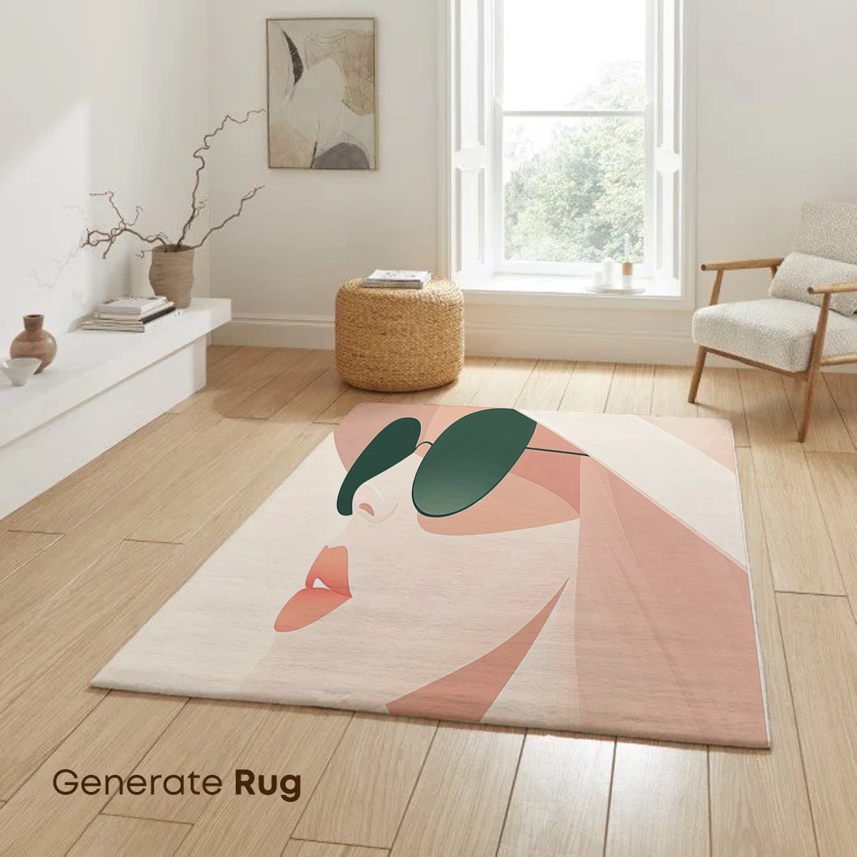 Elegant Sunlit Profile: Modern Minimalist Artistry - Image 6