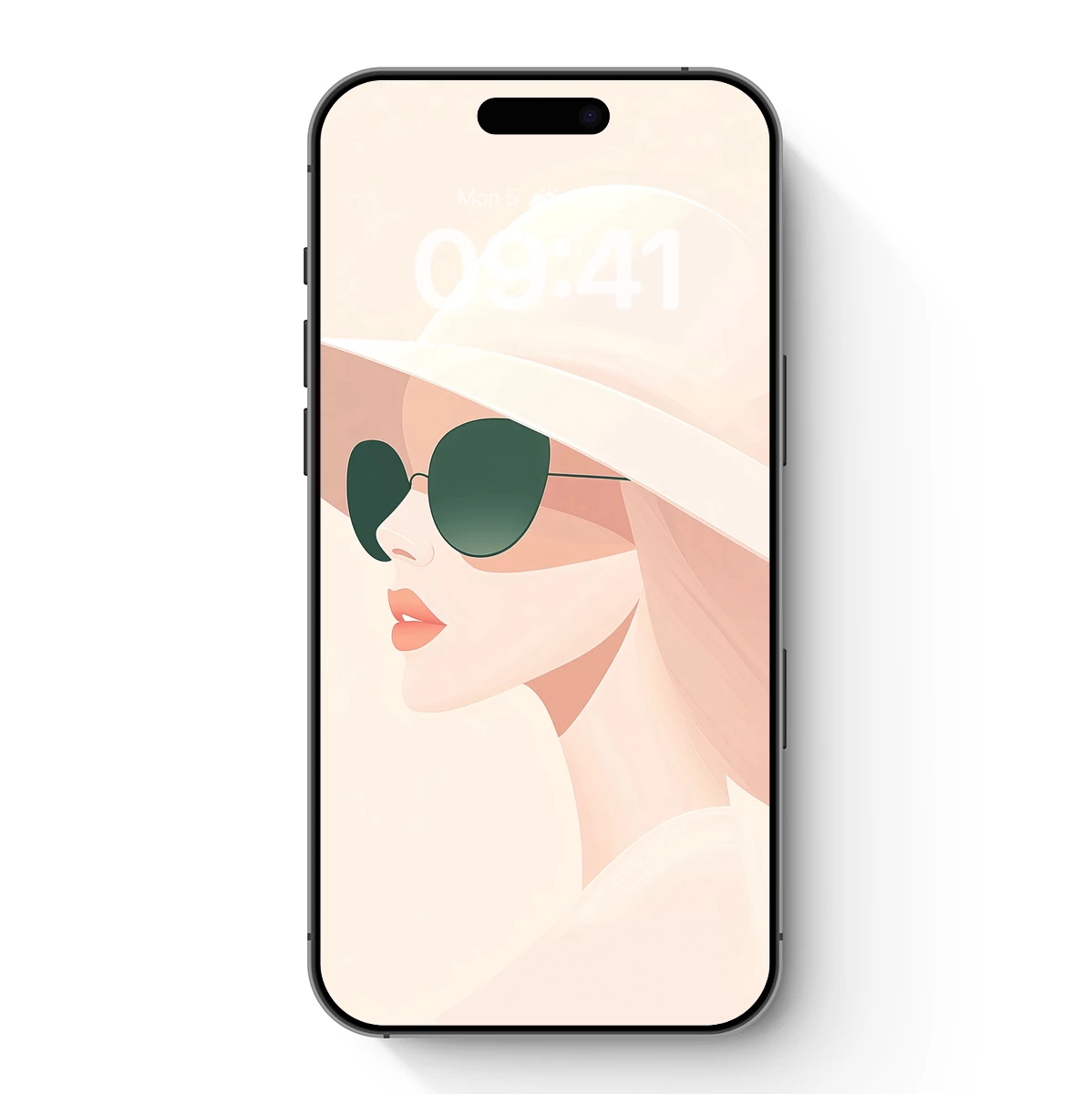 Elegant Sunlit Profile: Modern Minimalist Artistry