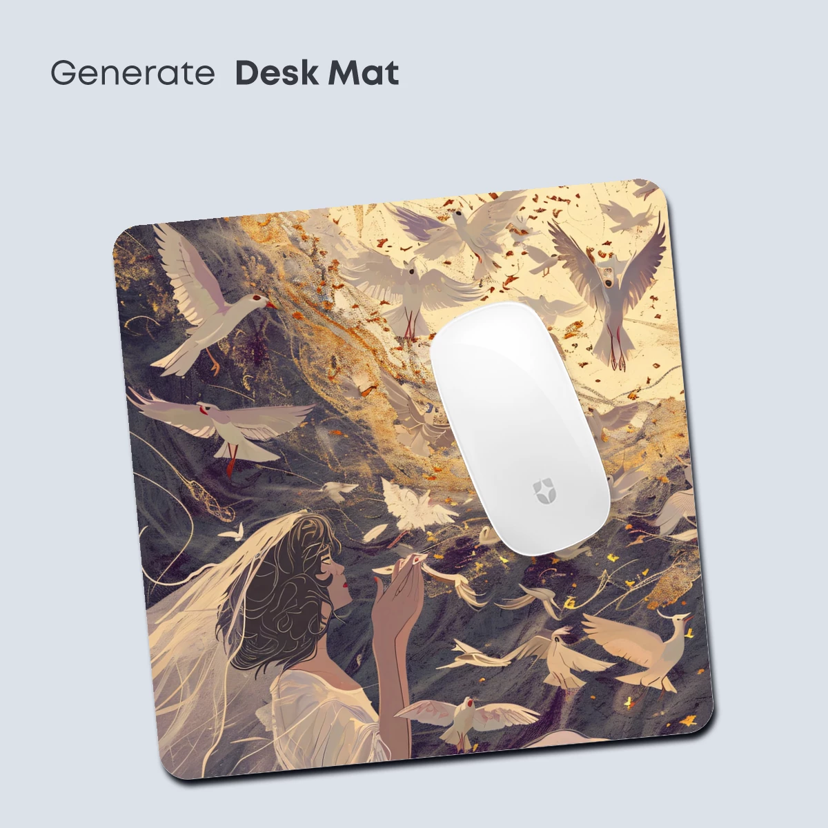 Ethereal Dove Whispers: A Symphony of Flight and Freedom - Image 4