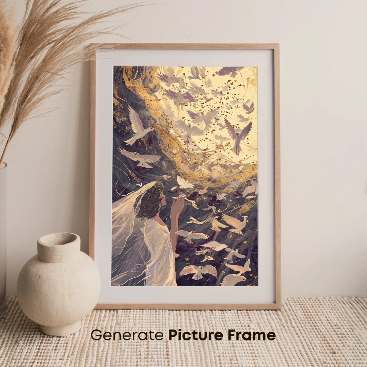 Ethereal Dove Whispers: A Symphony of Flight and Freedom - Image 7