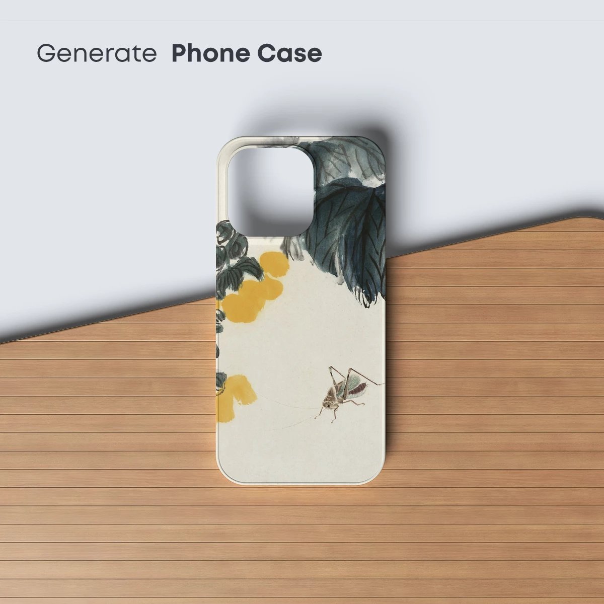 Ink Cricket Amidst Autumn Leaves - Image 3