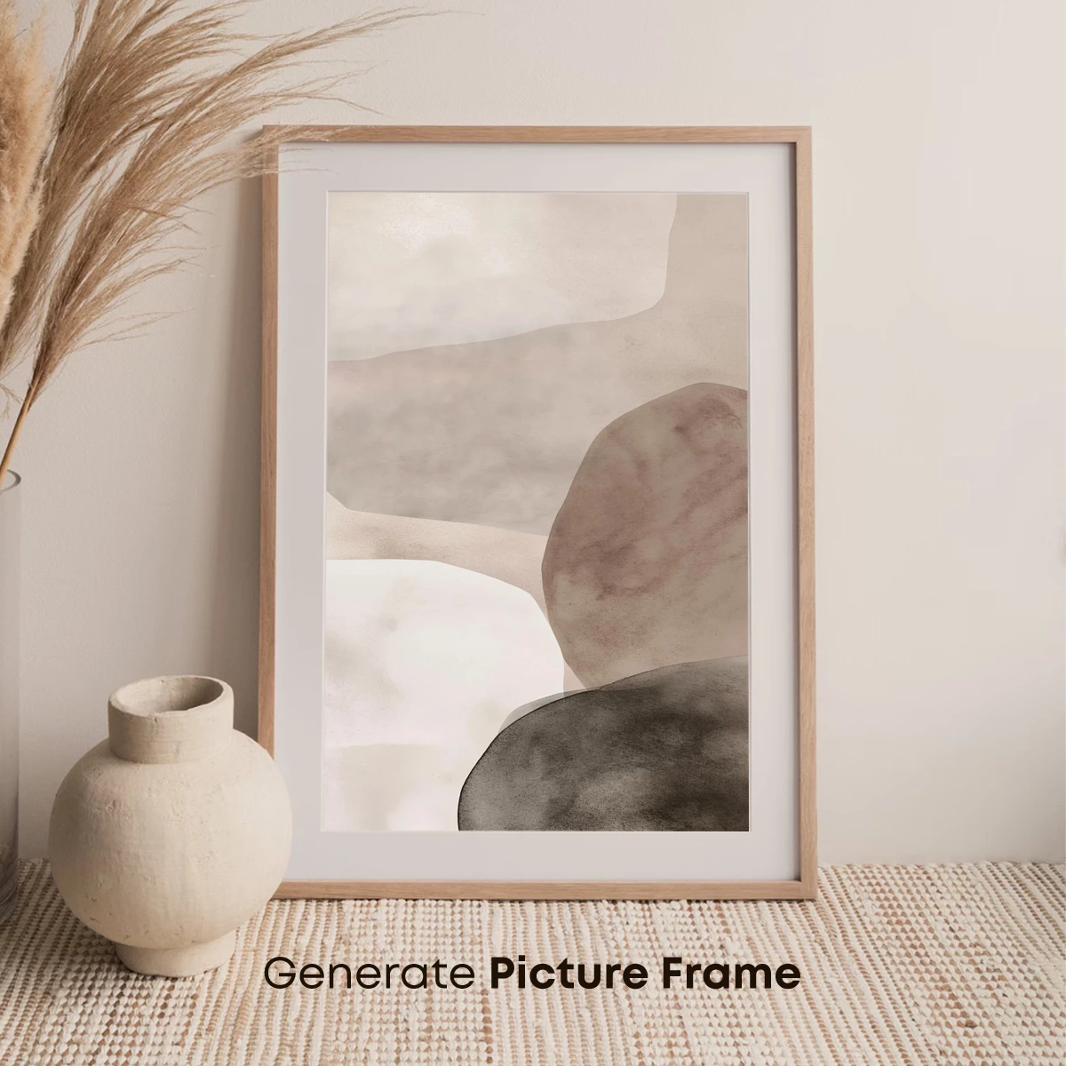 Abstract Terrain Odyssey: Earthy Tones and Organic Shapes - Image 7