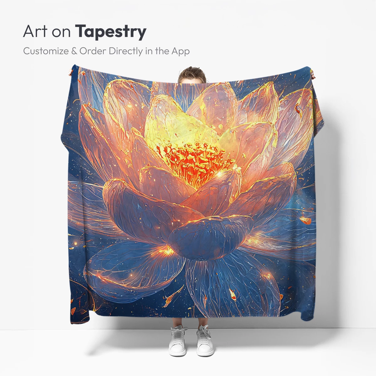 Ethereal Lotus Bloom: Radiant Floral Artistry - Image 5