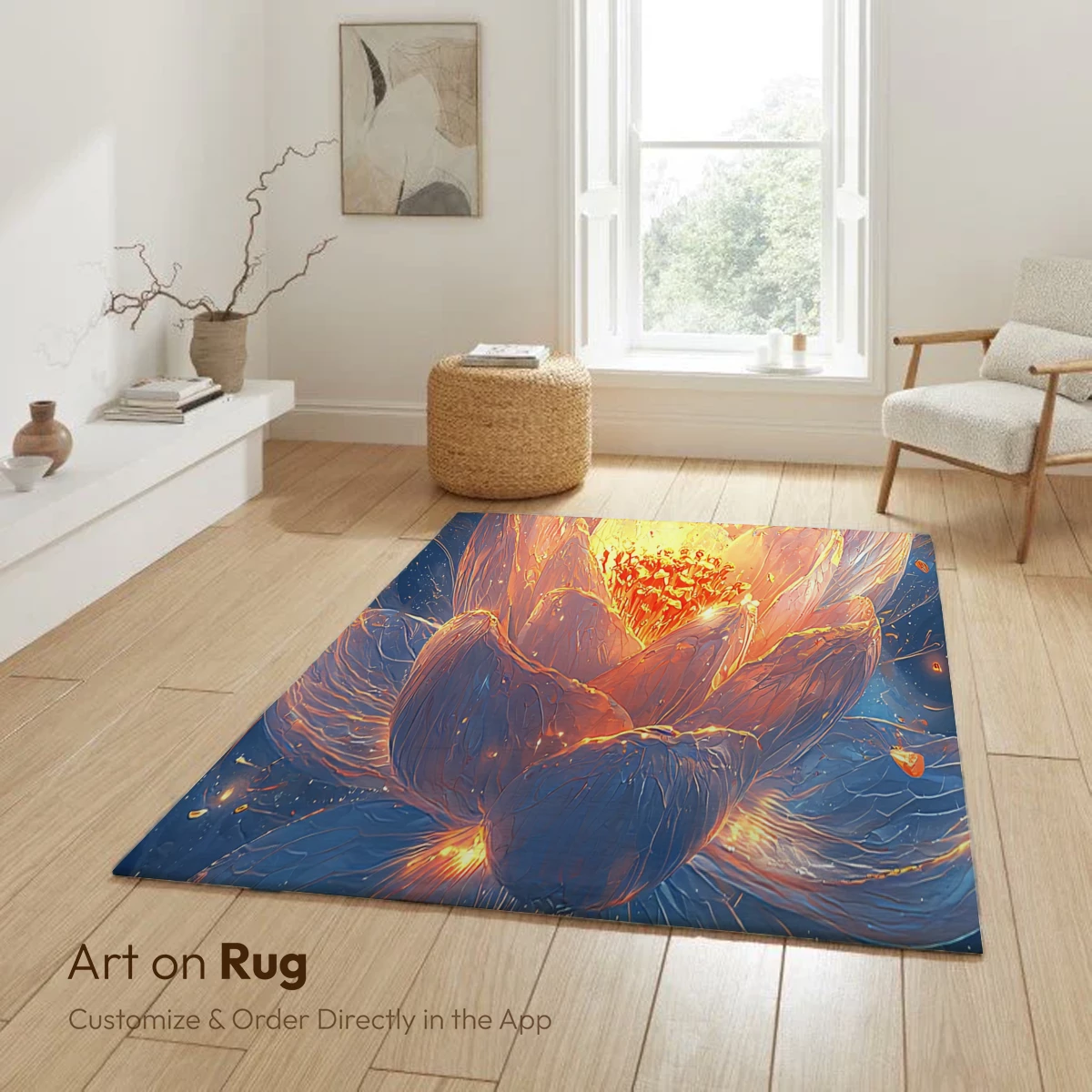 Ethereal Lotus Bloom: Radiant Floral Artistry - Image 6