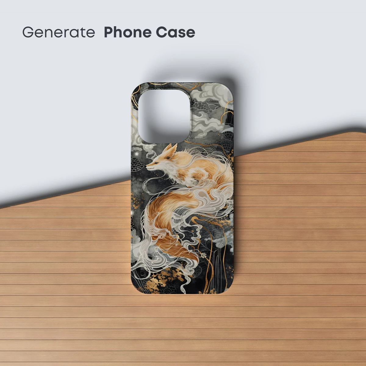 Ethereal Fox in Clouds: Fusion of Myth and Art - Image 3