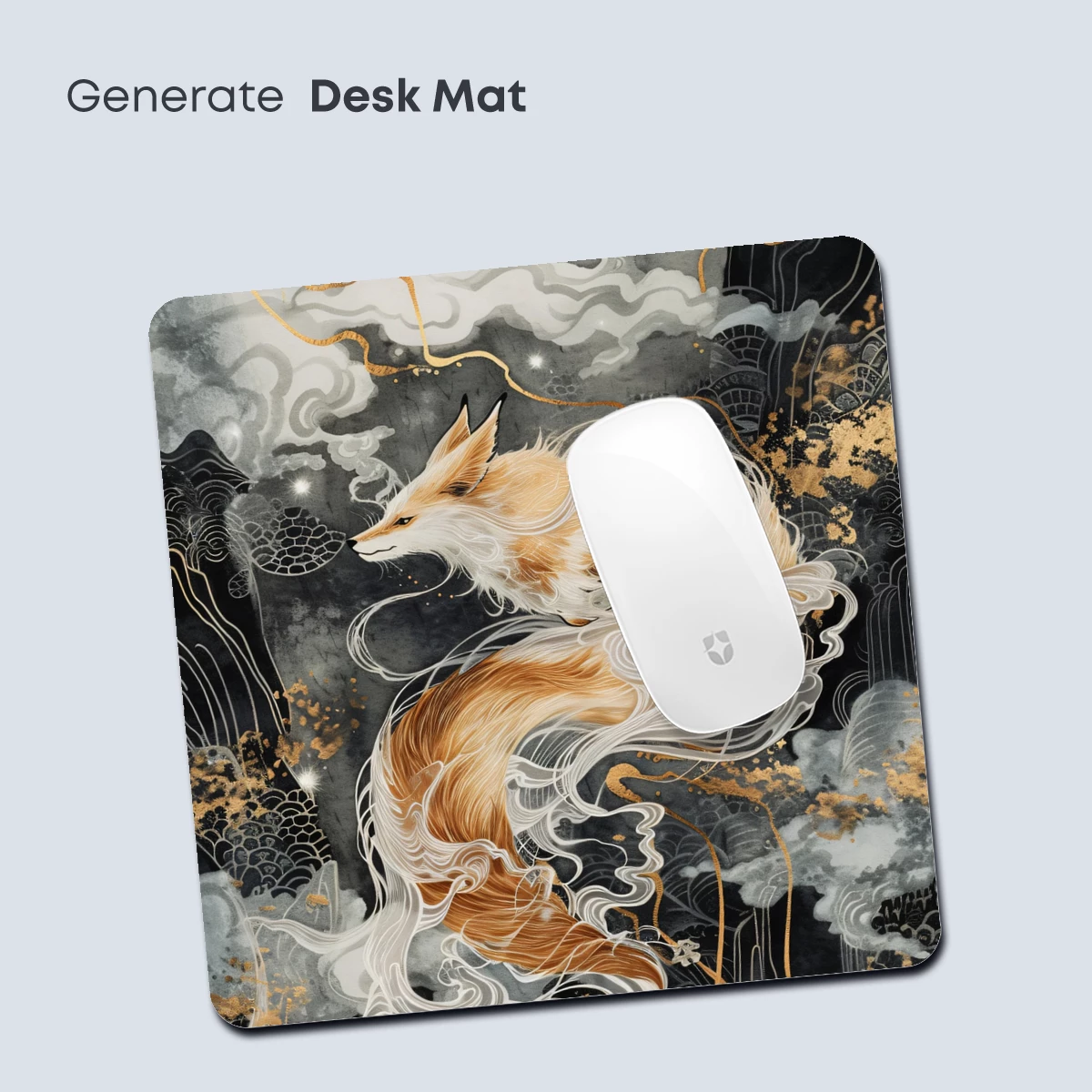 Ethereal Fox in Clouds: Fusion of Myth and Art - Image 4