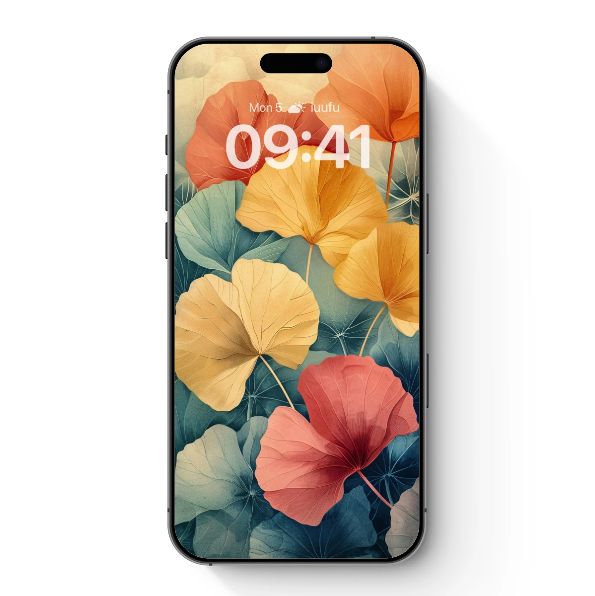 Autumnal Leaf Symphony in Soft Tones