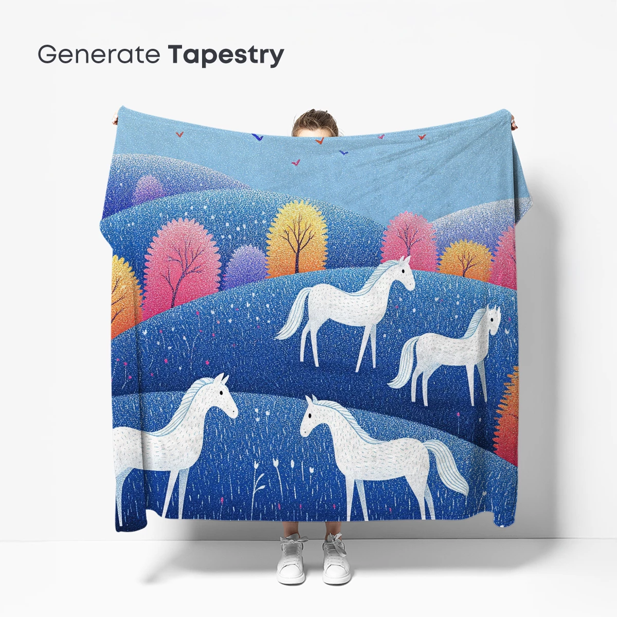 Enchanted Horses in Autumnal Dreamscape - Image 5