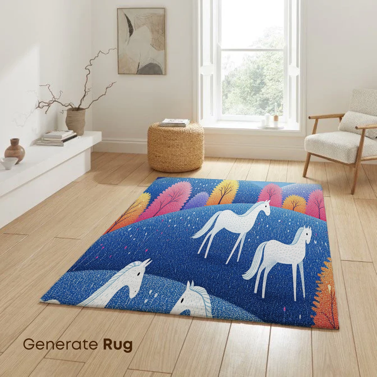 Enchanted Horses in Autumnal Dreamscape - Image 6