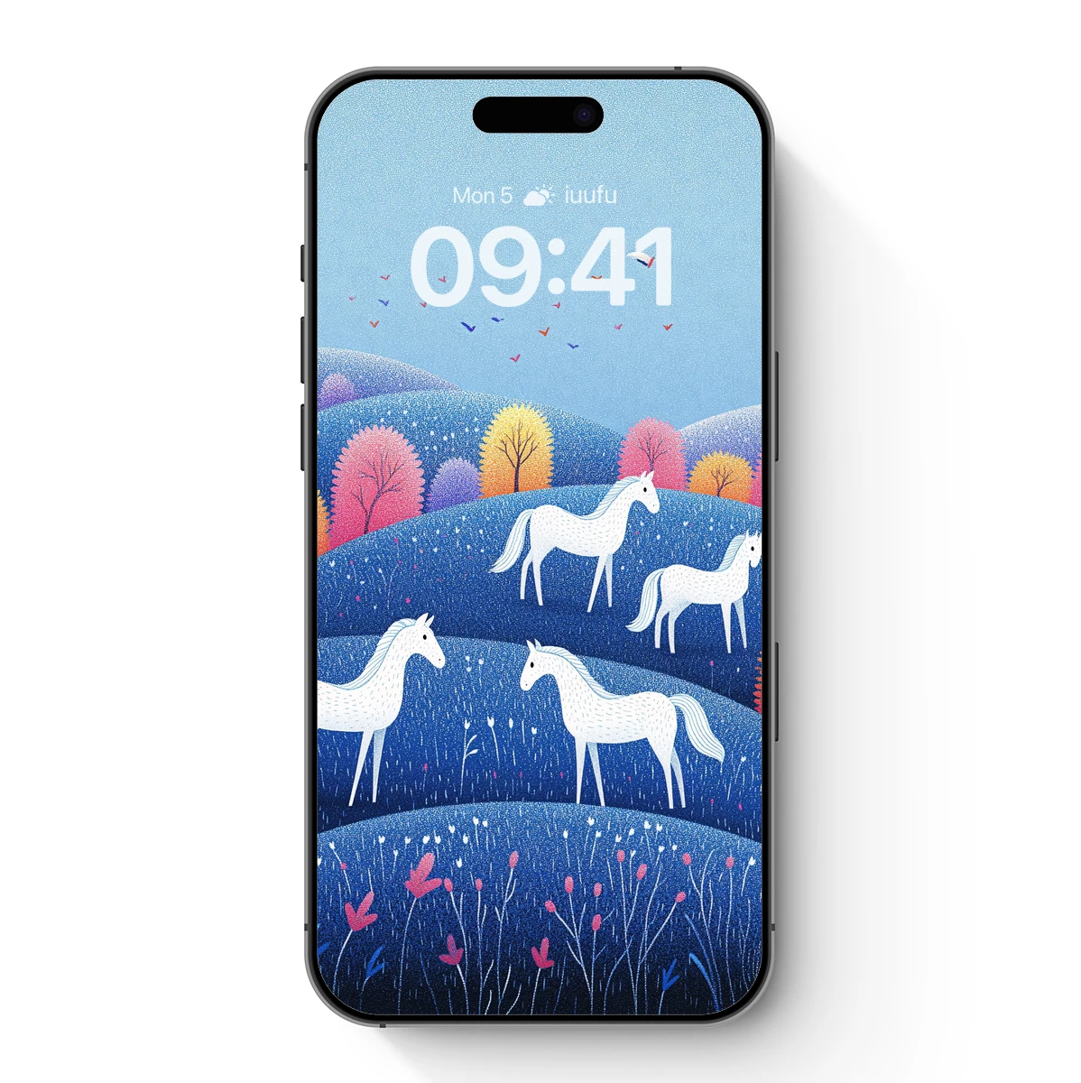 Enchanted Horses in Autumnal Dreamscape