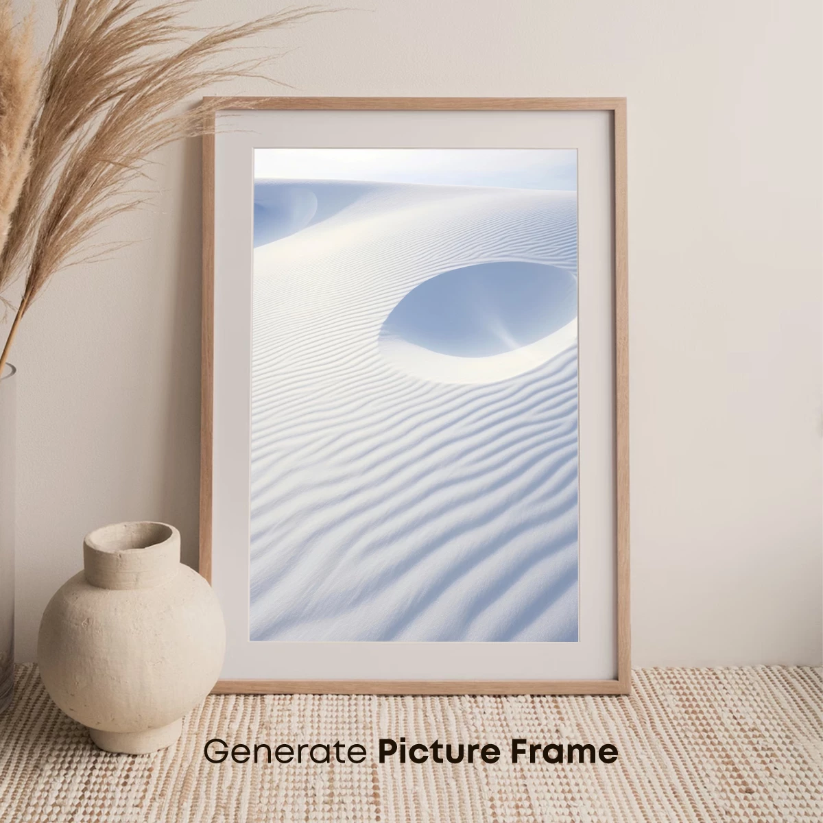 Ethereal Snow Dunes: A Winter Odyssey - Image 7