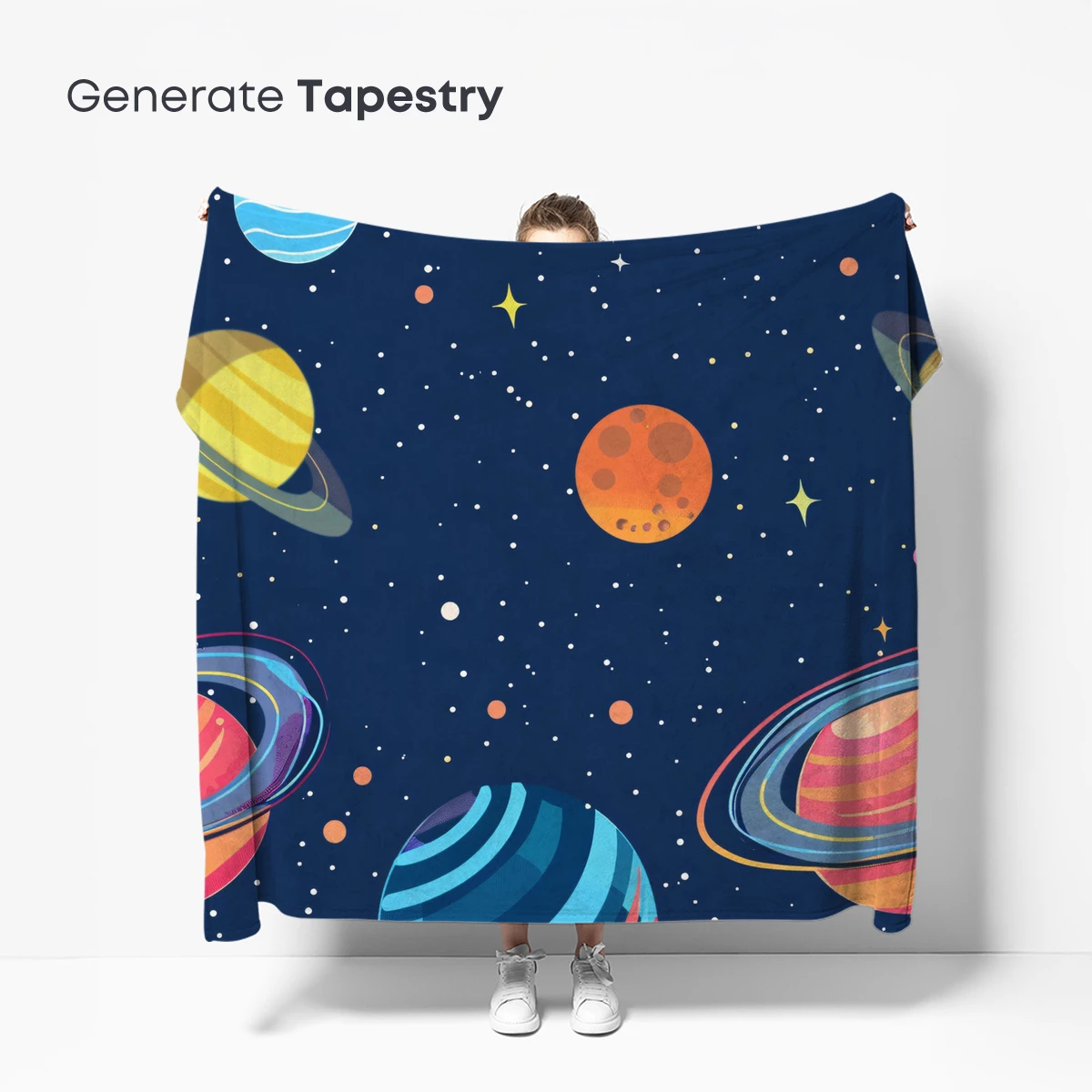 Cosmic Carnival: Playful Planets in Space - Image 5