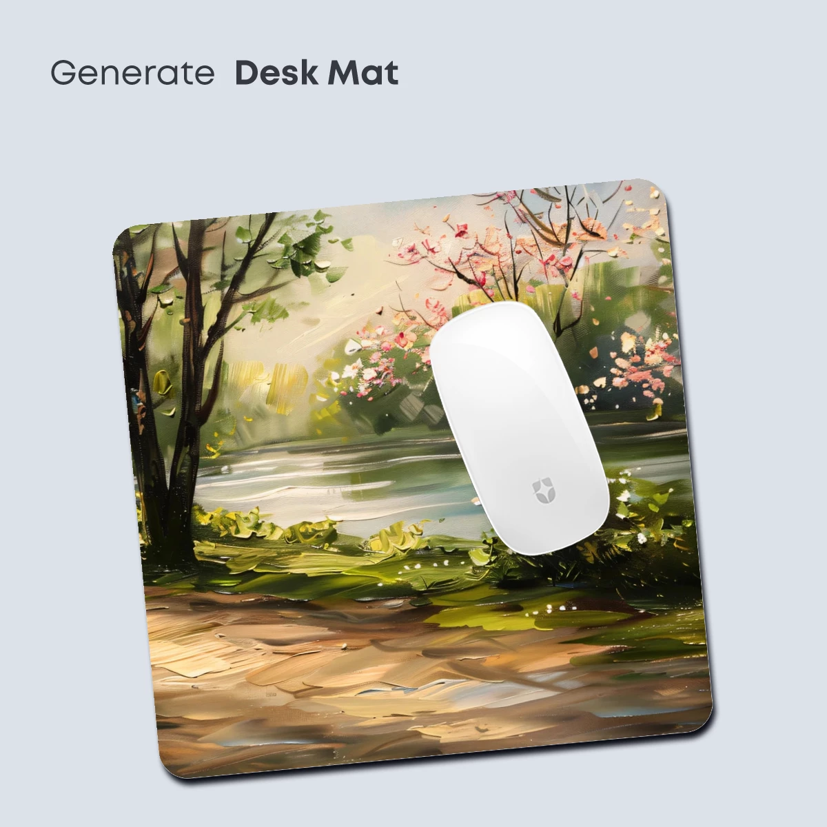 Enchanted Blossom Path: A Painterly Forest Retreat - Image 4