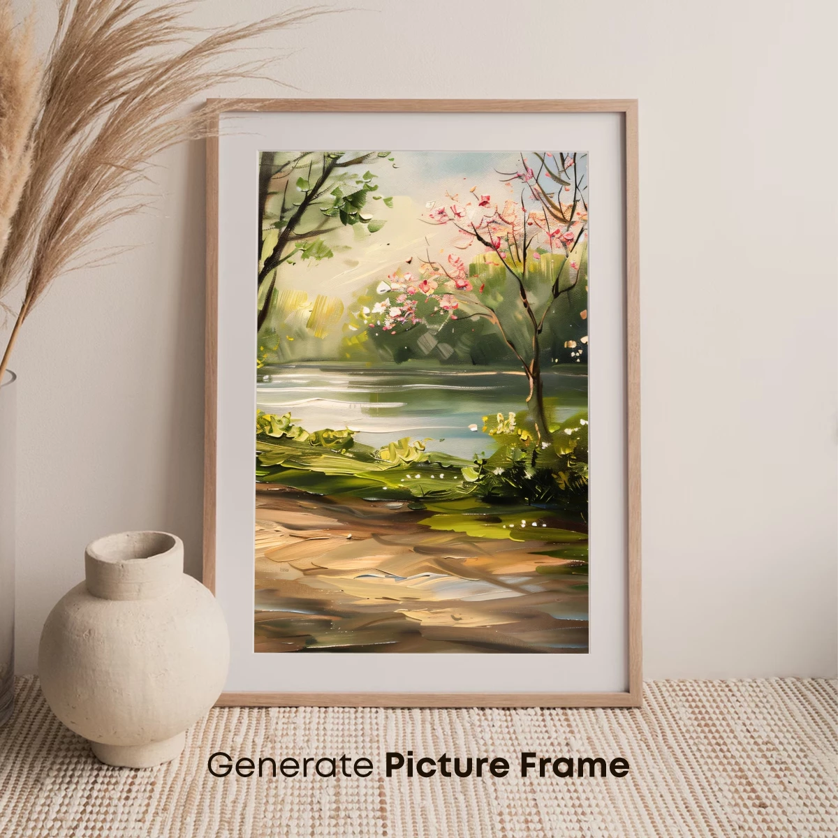 Enchanted Blossom Path: A Painterly Forest Retreat - Image 7