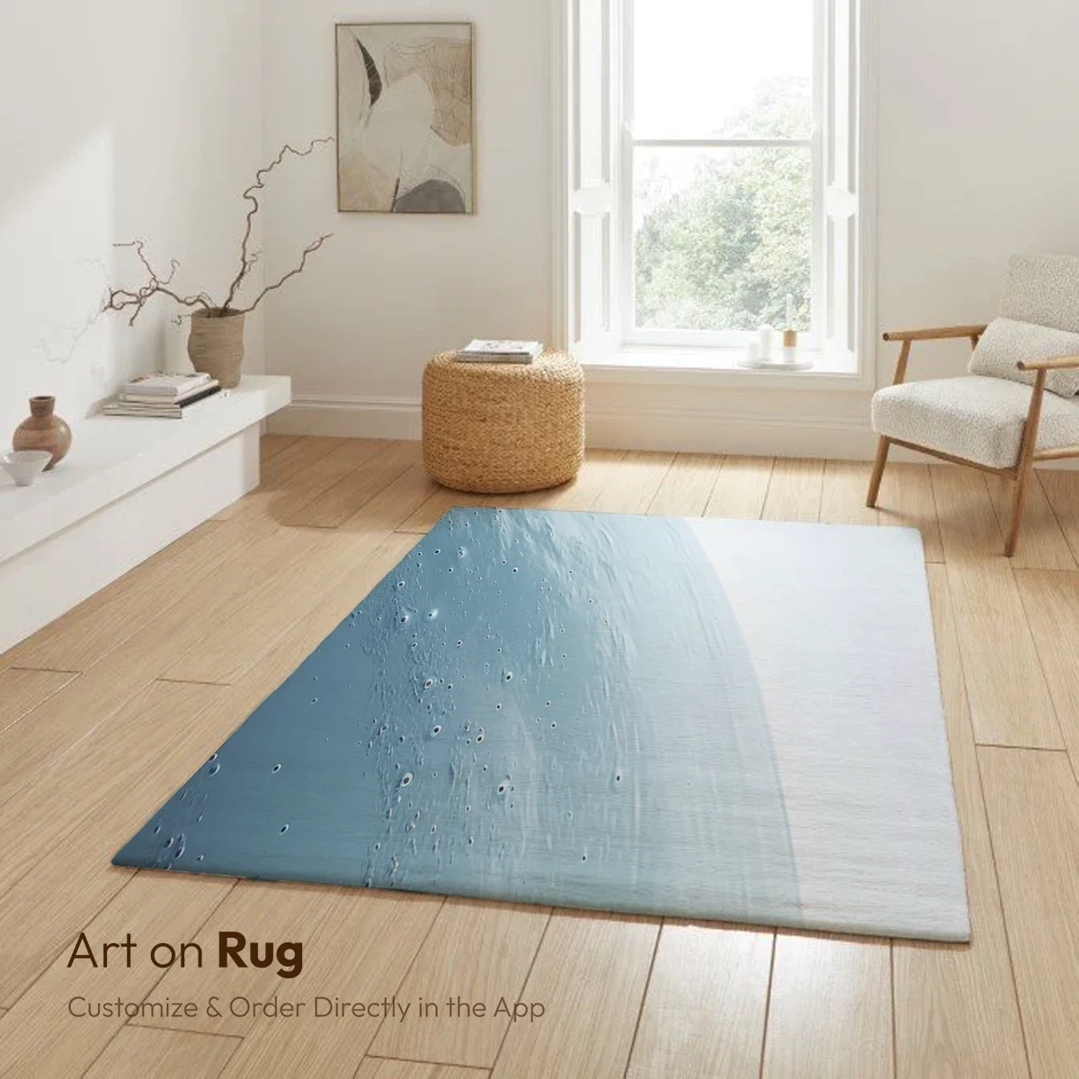 Celestial Sphere: Blue Planet's Serene Surface - Image 5