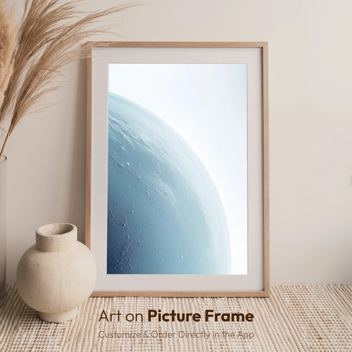 Celestial Sphere: Blue Planet's Serene Surface - Image 6